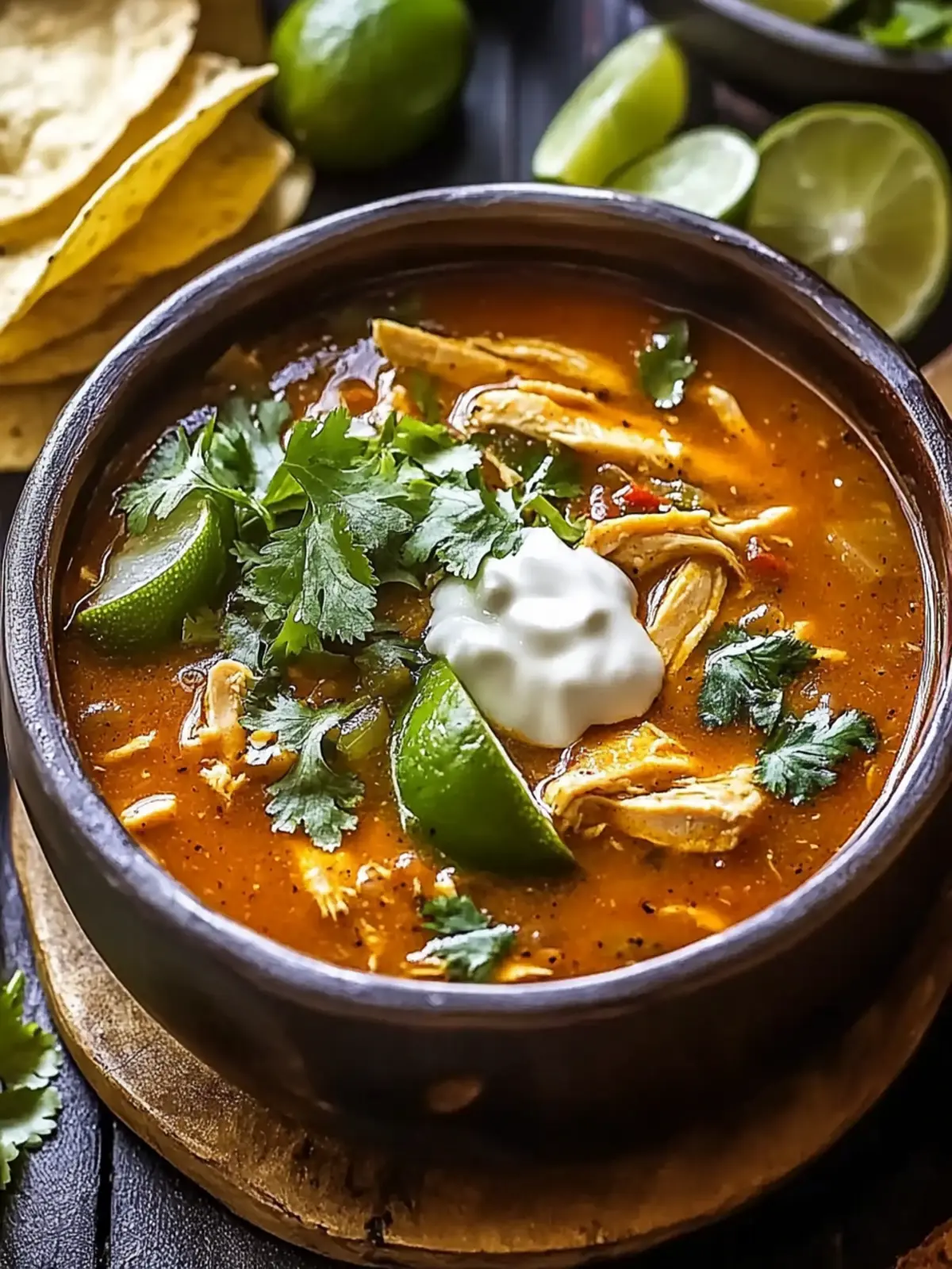 Cozy Up with Poblano Chicken Tortilla Soup Tonight! 4 Poblano Chicken Tortilla Soup