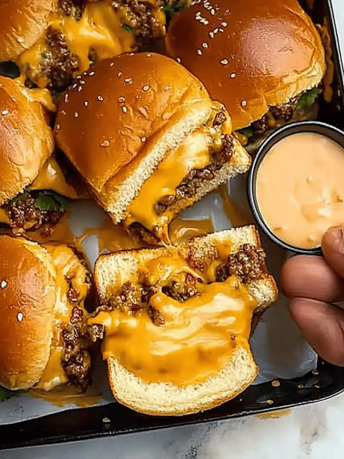 Cheeseburger Sliders: Irresistibly Easy Family Treats 4 Cheeseburger Sliders