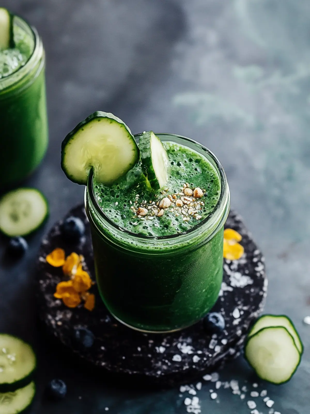 Energizing Super Green Spirulina Smoothie for Vitality Boost 2 Super Green Spirulina Smoothie