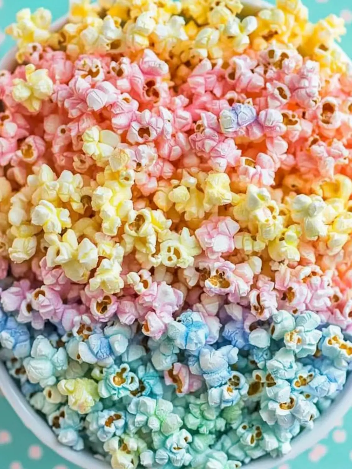 Rainbow Popcorn: A Fun Treat That Brightens Any Celebration 3 Rainbow Popcorn