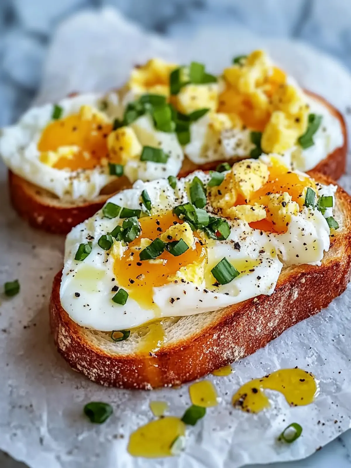 Delicious Egg and Ricotta Toast for a Quick Breakfast Delight 4 Egg and Ricotta Toast