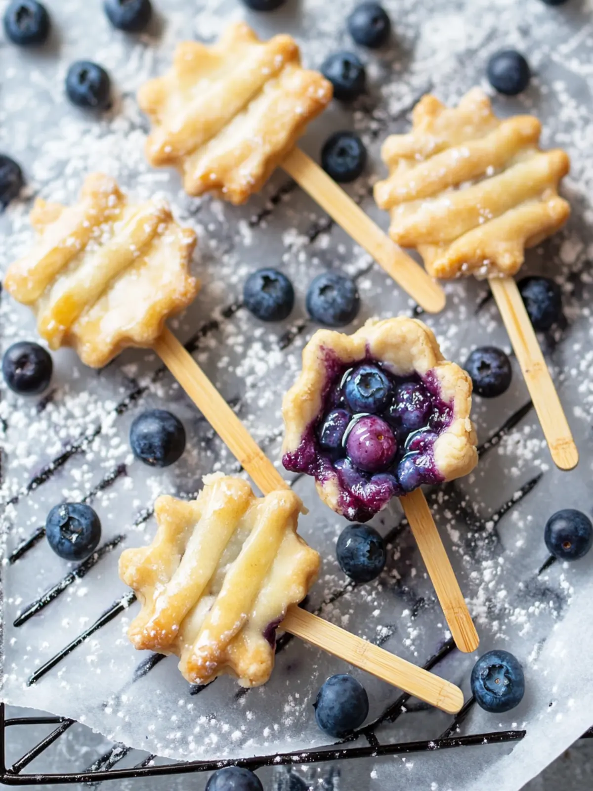 Star-Studded Blueberry Mini Pie Pops Your Family Will Love 4 Blueberry Mini Pie Pops