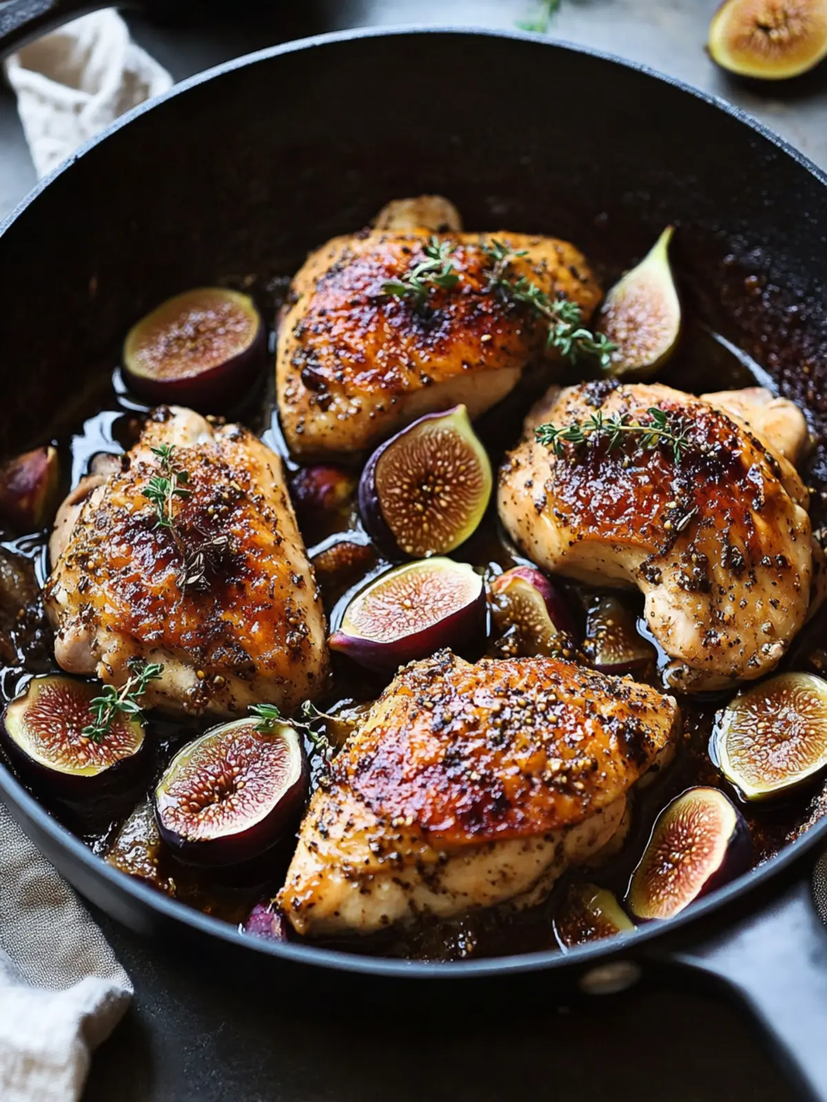 Discover Skillet Balsamic Chicken With California Figs Today 4 Skillet Balsamic Chicken With California Figs
