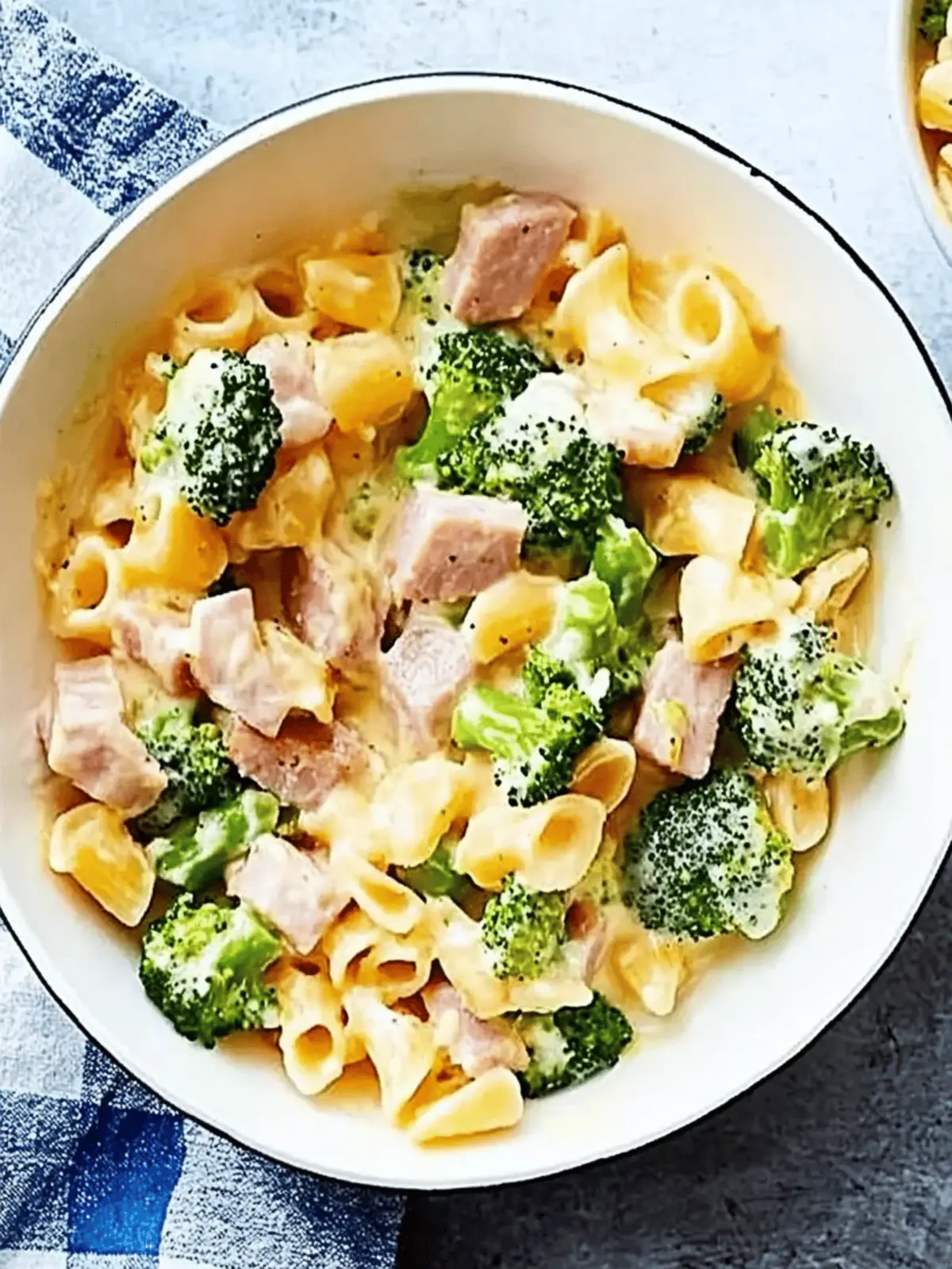 Cheesy Ham & Broccoli Pasta: Comfort Food in a Flash 3 Cheesy ham & broccoli pasta