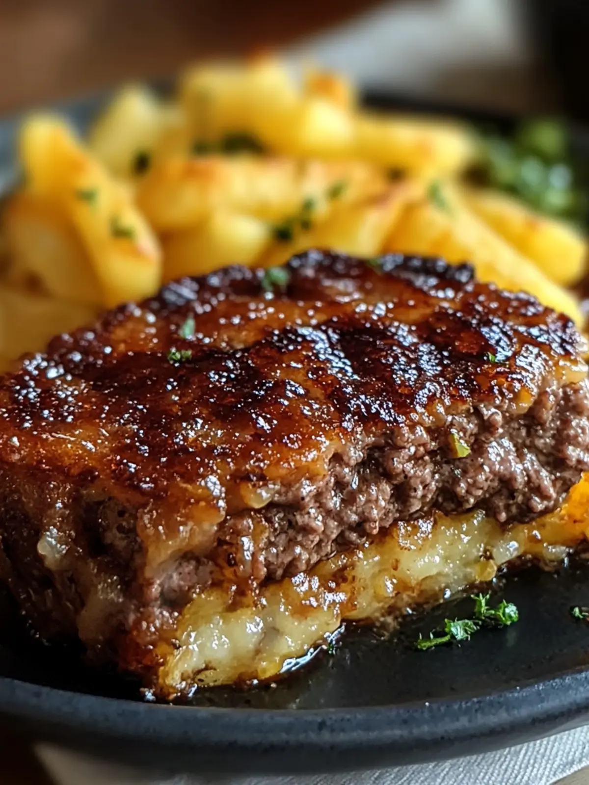 Hearty Hamburger Steak Bake for Comforting Family Dinners 4 Hamburger Steak Bake