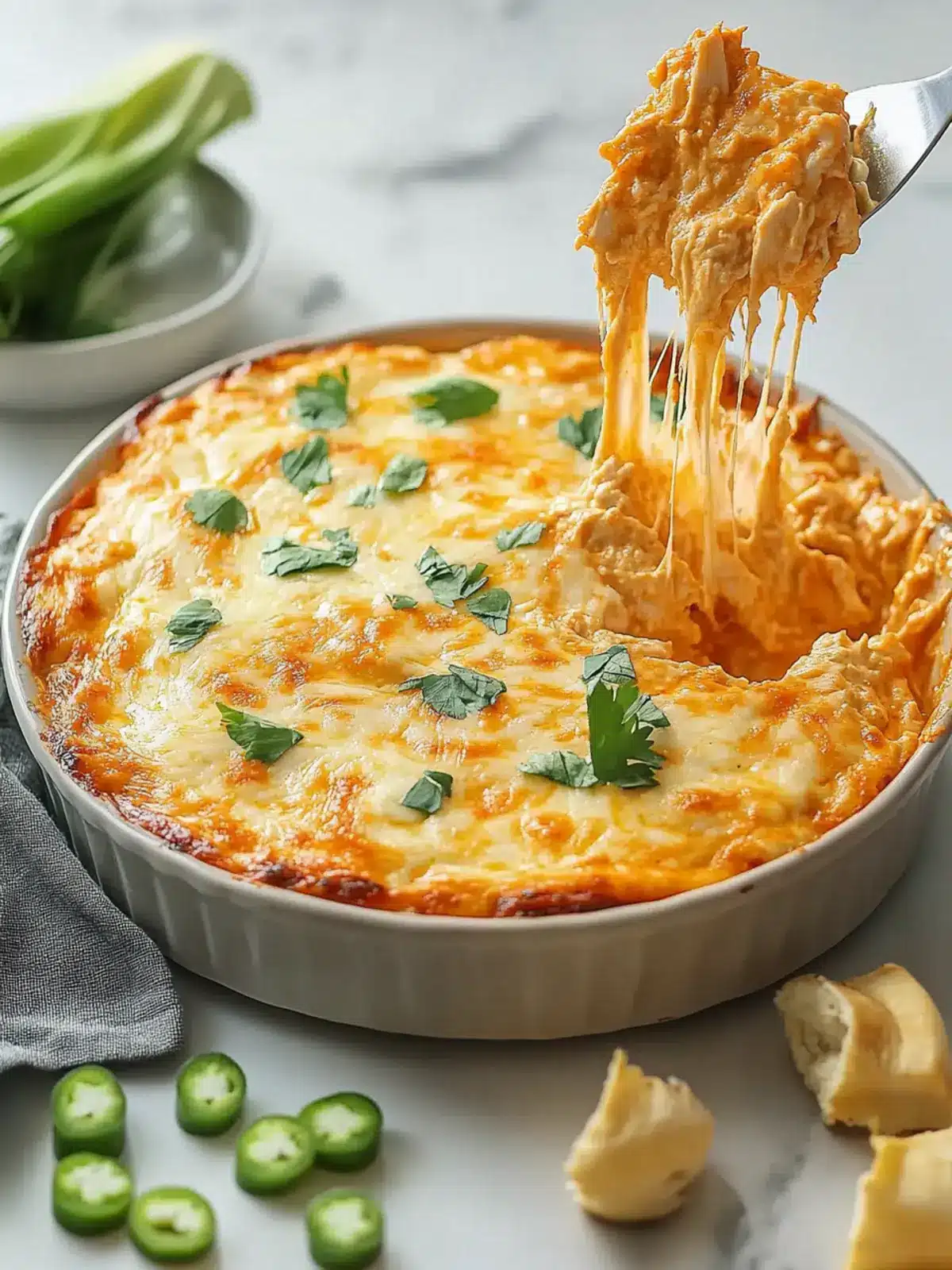 Simple Buffalo Chicken Dip Perfect for Game Day Fun 2 Simple Buffalo Chicken Dip