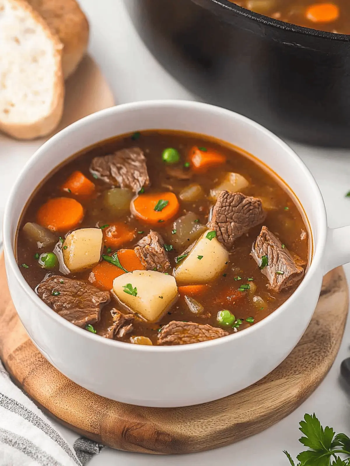 Hearty Homemade Steak Stew: Effortless Round Steak Delight 4 Hearty Homemade Steak Stew: Easy Round Steak Beef Stew
