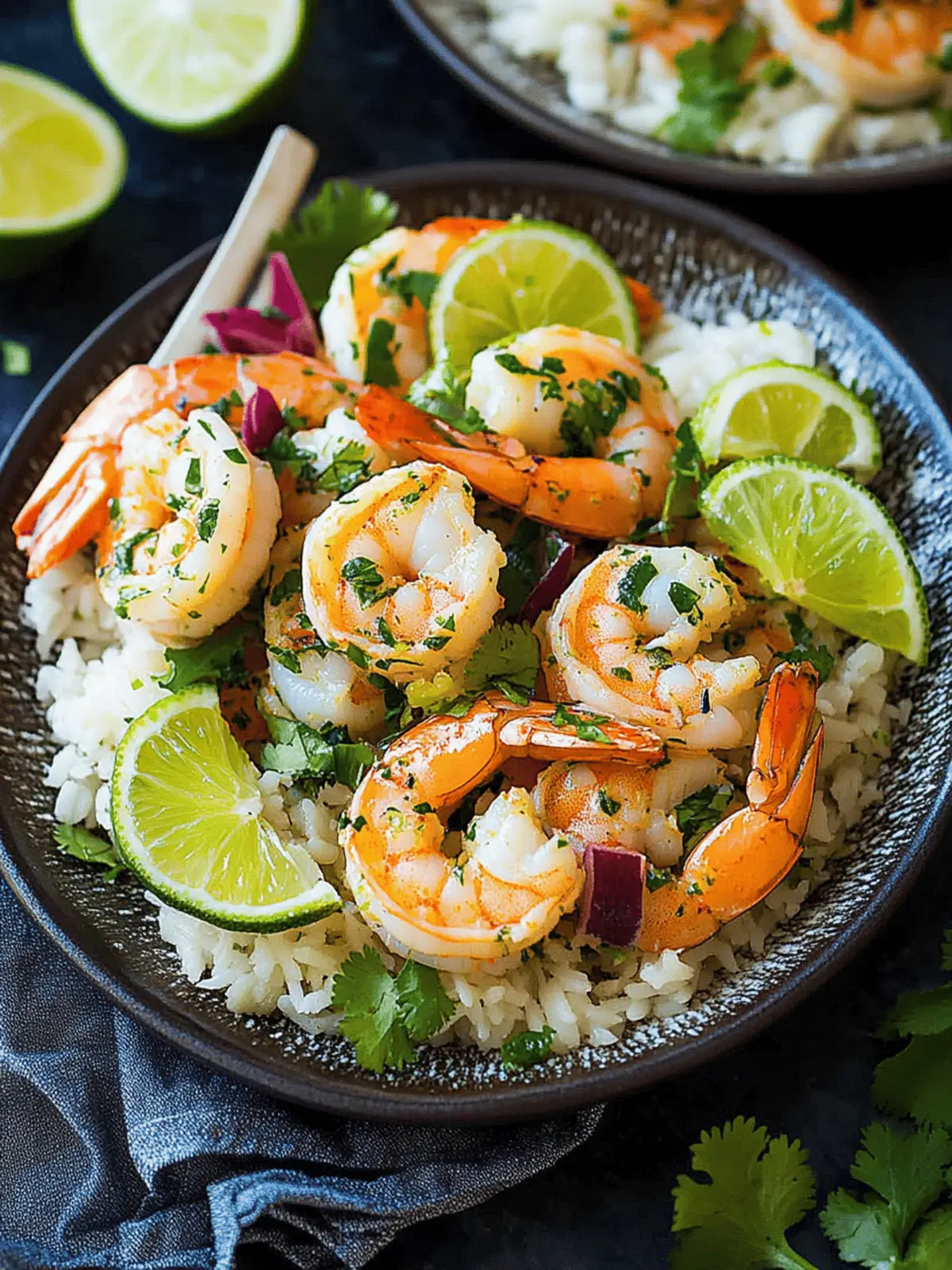 Cilantro Lime Shrimp with Coconut Rice for Quick Tropical Bliss 4 Cilantro Lime Shrimp