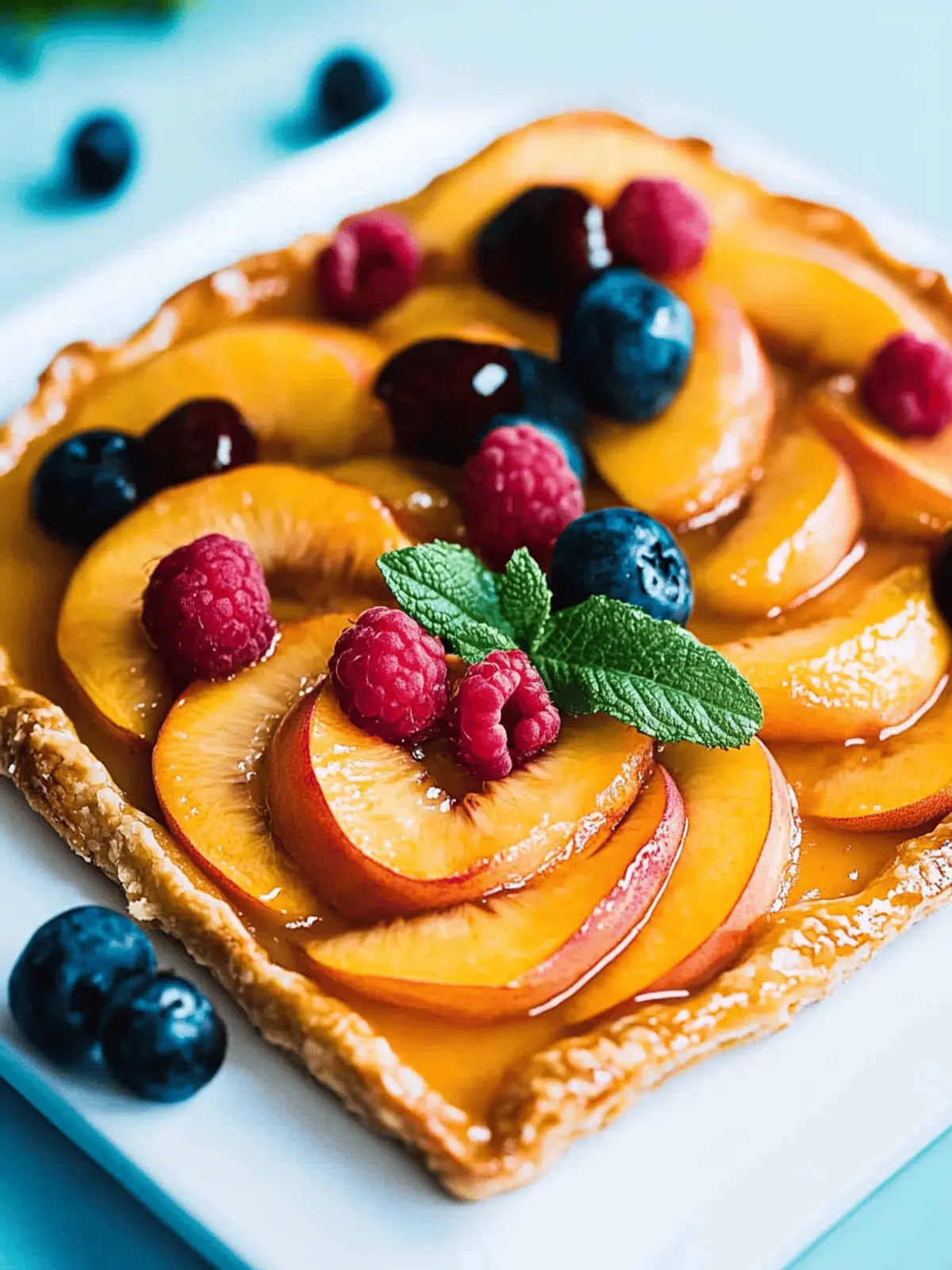 Homemade Peach Tart Recipe in Just 30 Minutes! 3 Homemade Peach Tart Recipe