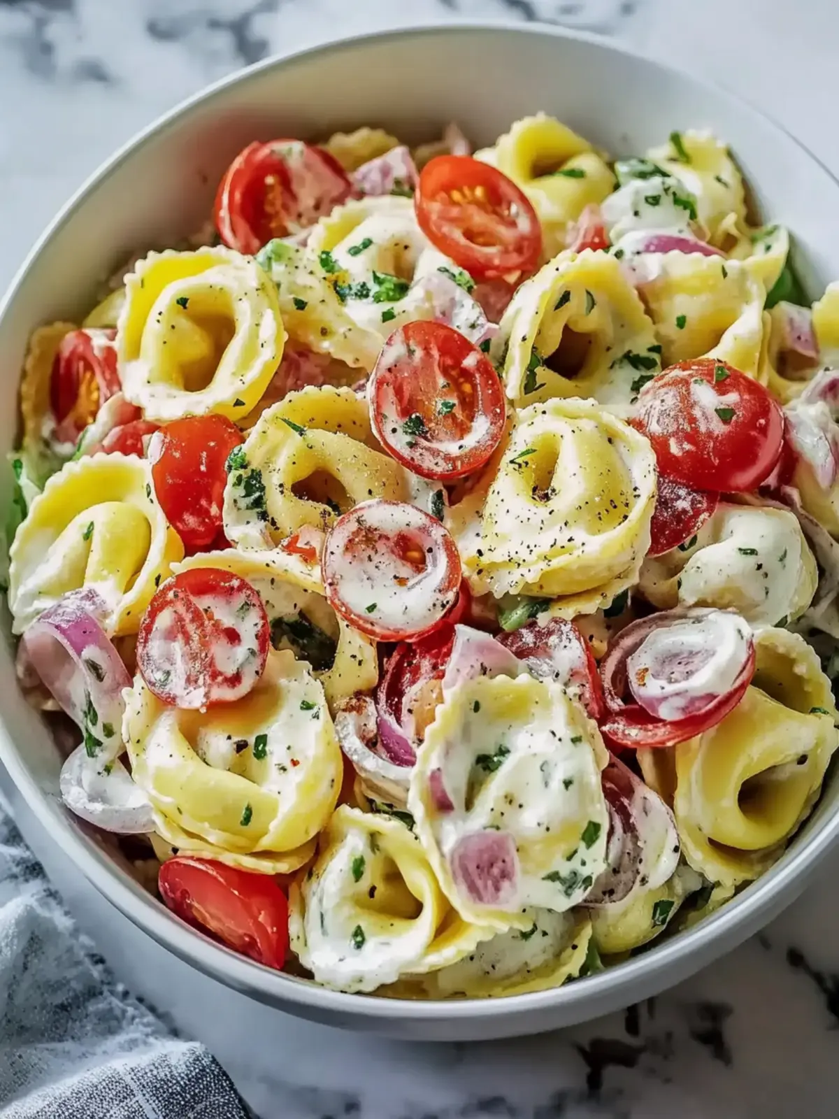 Grinder Tortellini Salad: A Bold twist on Italian Classics 2 Grinder Tortellini Salad
