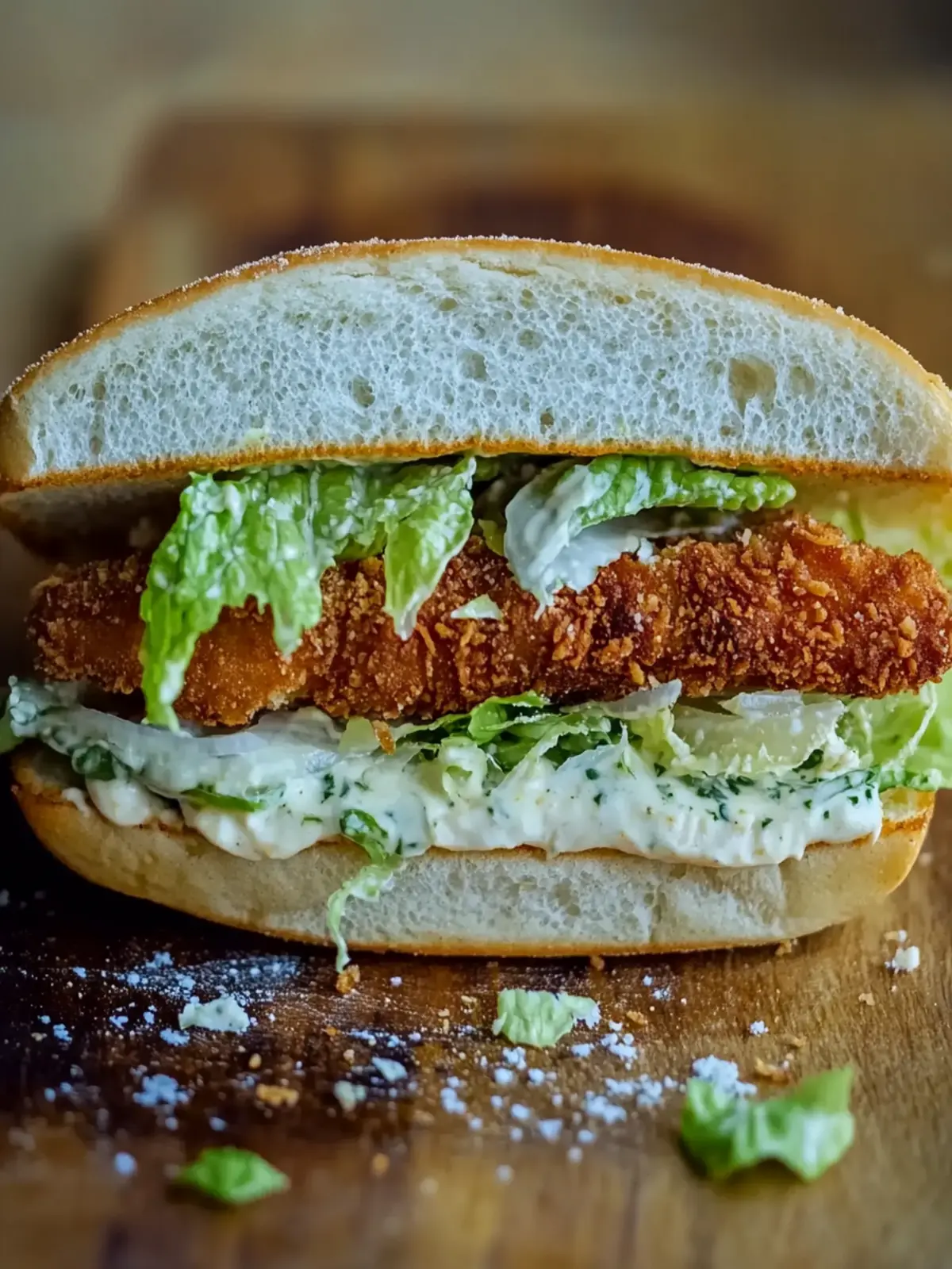 Crispy Chicken Caesar Sandwich: Your New Weeknight Winner 2 Crispy Chicken Caesar Sandwich