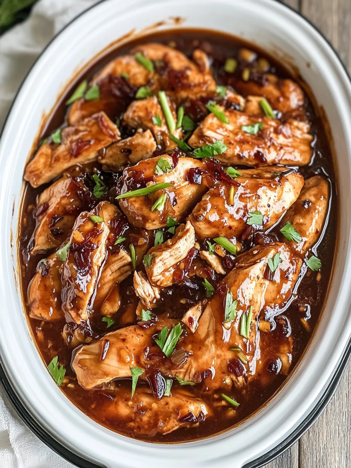 Crock Pot Bourbon Chicken: Sweet Comfort for Busy Families 4 Crock Pot Bourbon Chicken