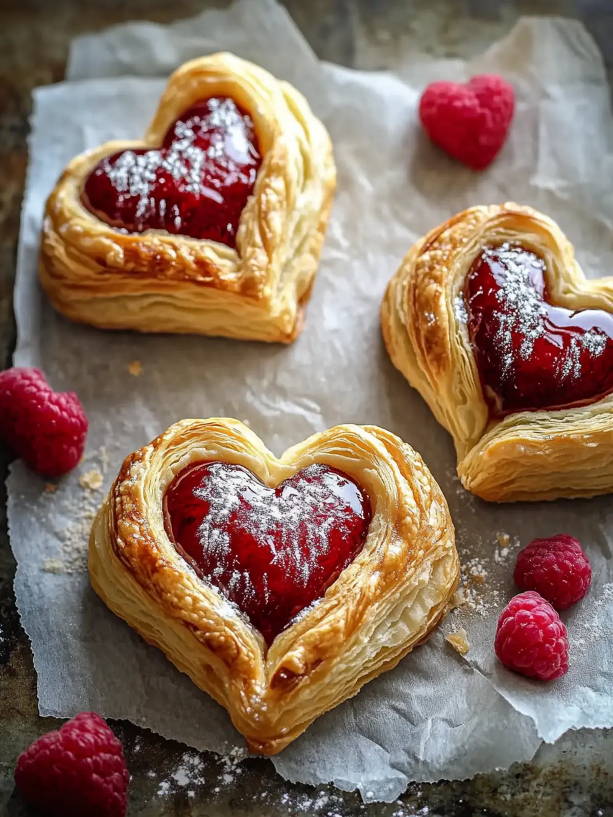 Delicious Puff Pastry Hearts for a Sweet Valentine's Surprise 3 Puff Pastry Hearts