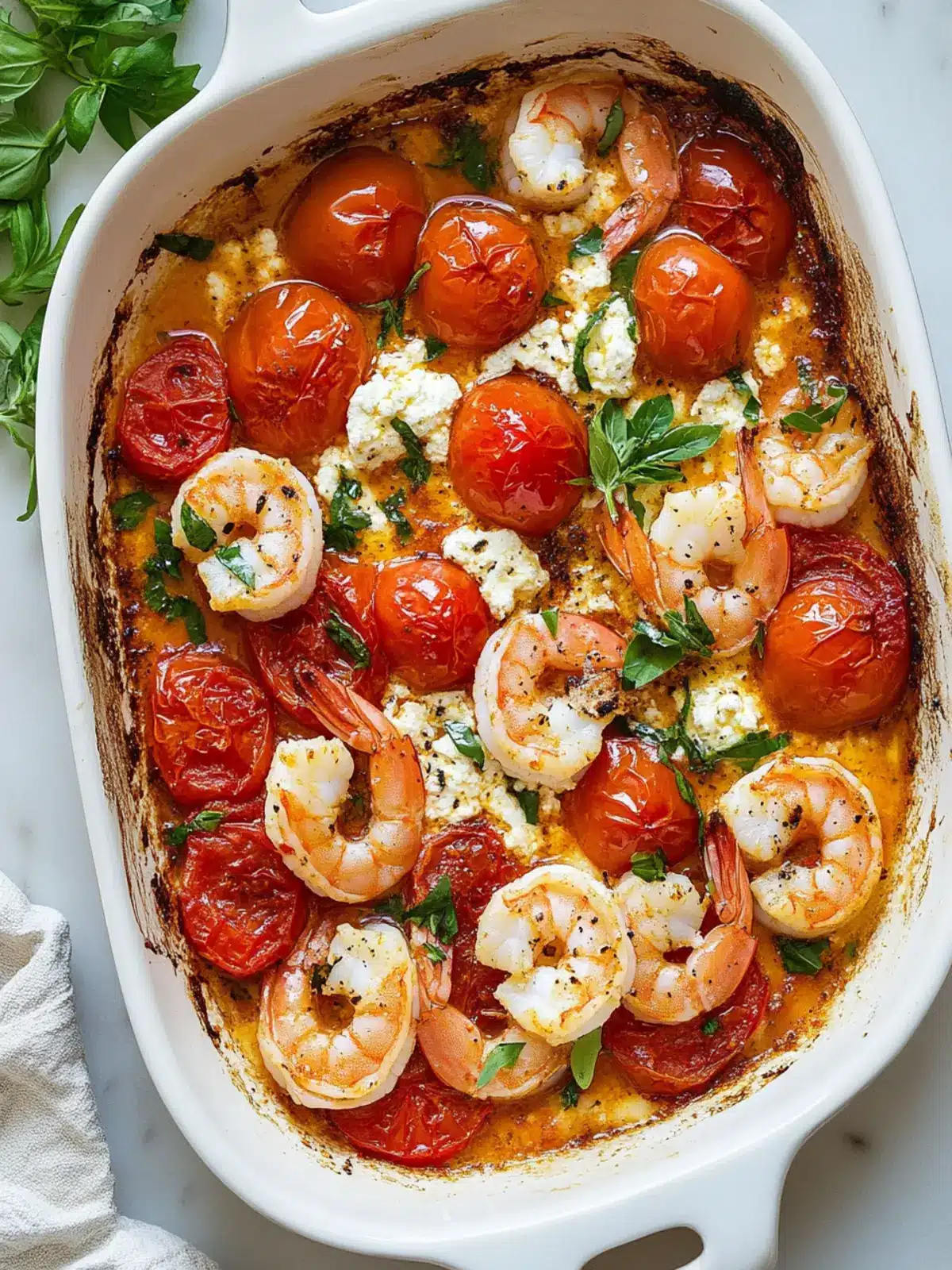 Baked Feta Shrimp and Tomatoes in Just 30 Minutes! 3 Baked Feta Shrimp and Tomatoes