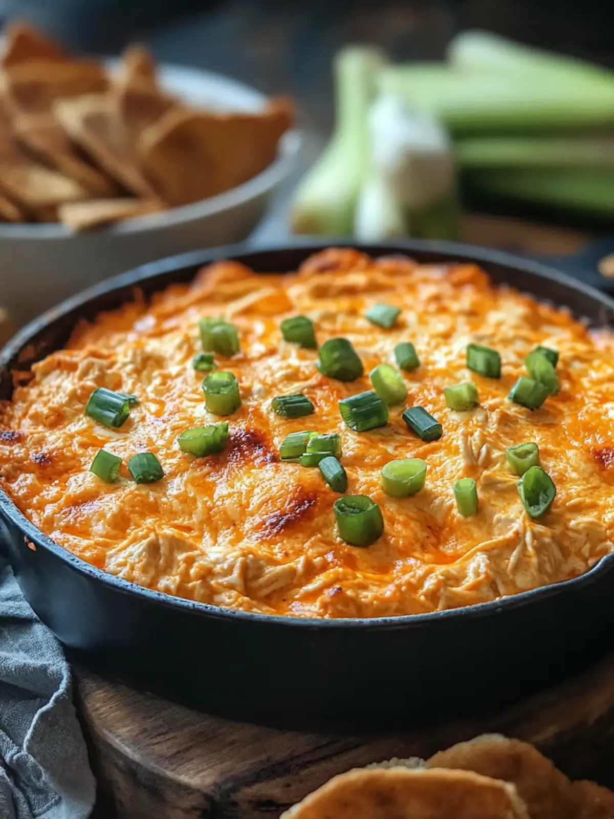 Irresistible Rich and Spicy Buffalo Chicken Dip for Game Day 2 Rich and Spicy Buffalo Chicken Dip