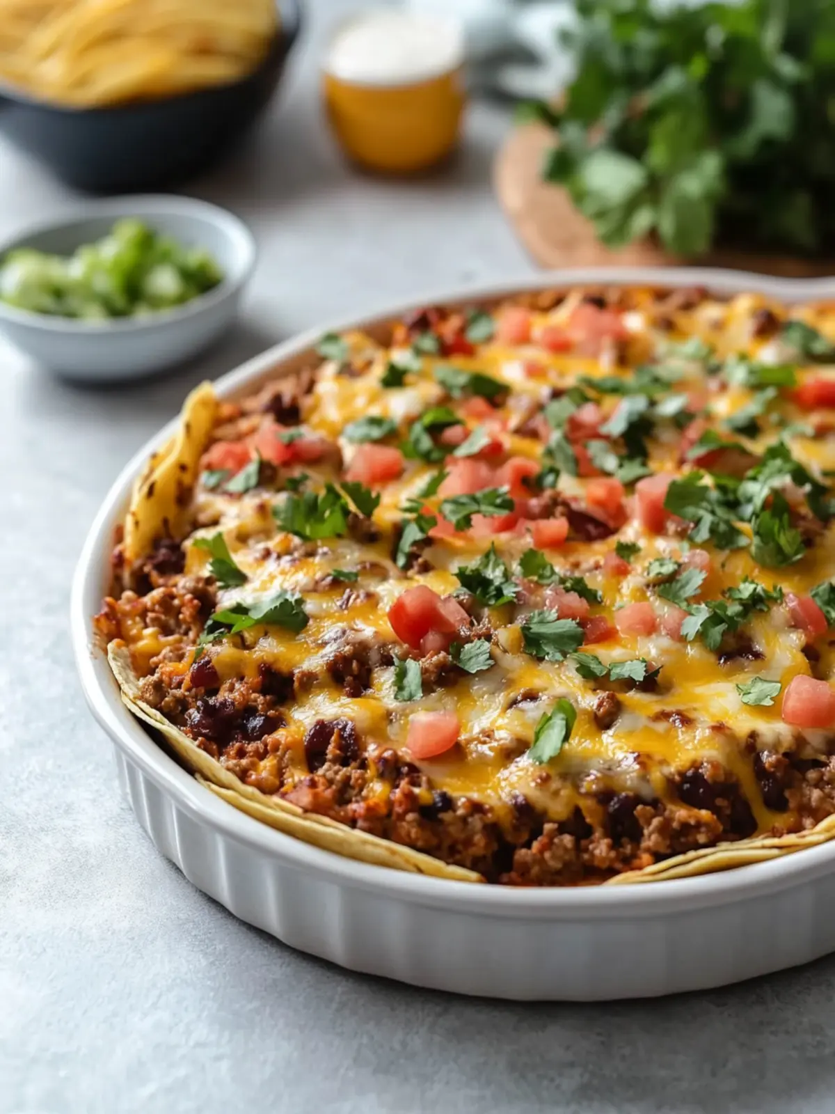 Savory Taco Casserole With Tortillas for Family Fun Nights 4 Taco Casserole With Tortillas