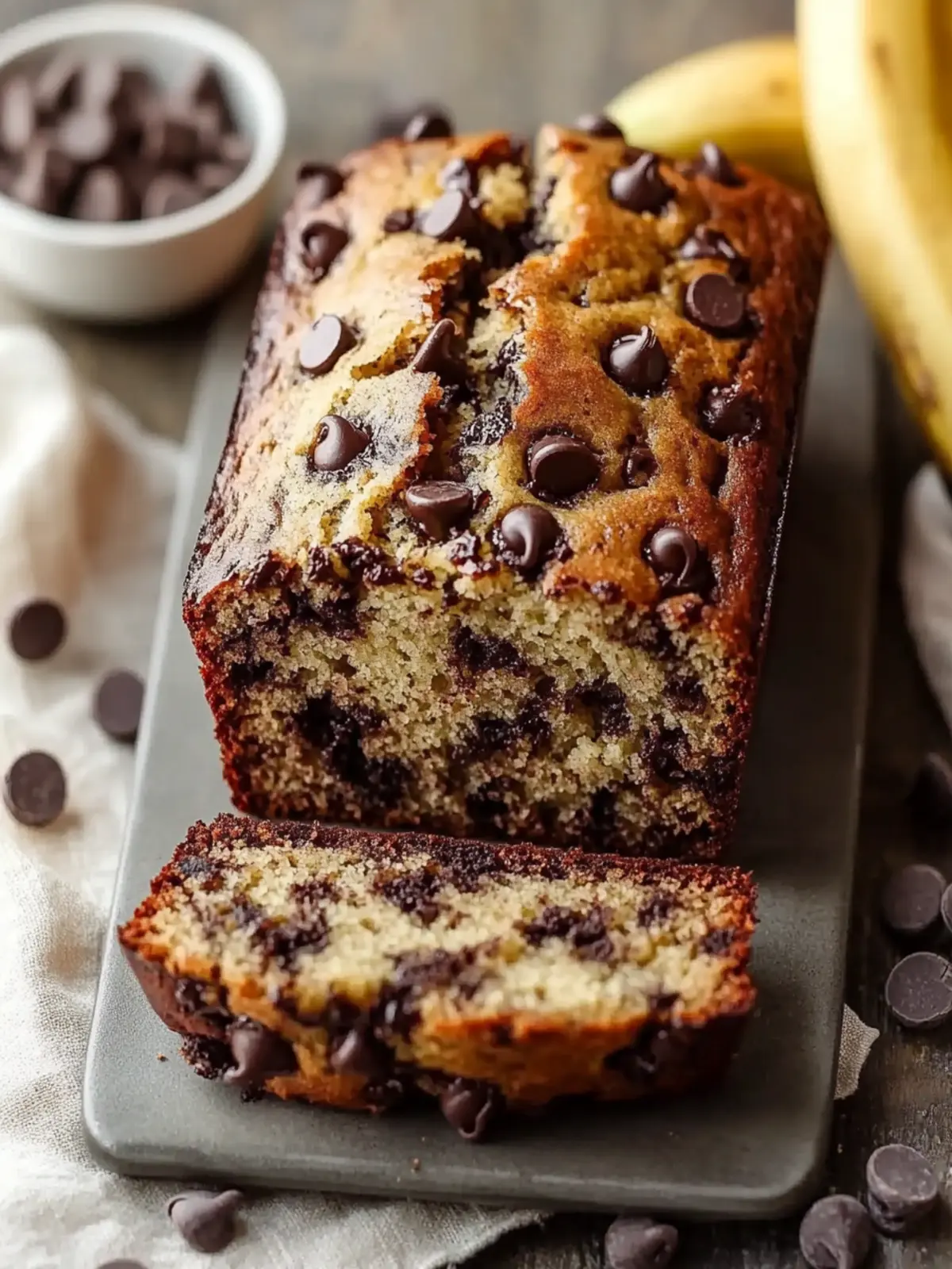 Sweet Chocolate Chip Banana Bread to Satisfy Your Cravings 3 Sweet Chocolate Chip Banana Bread
