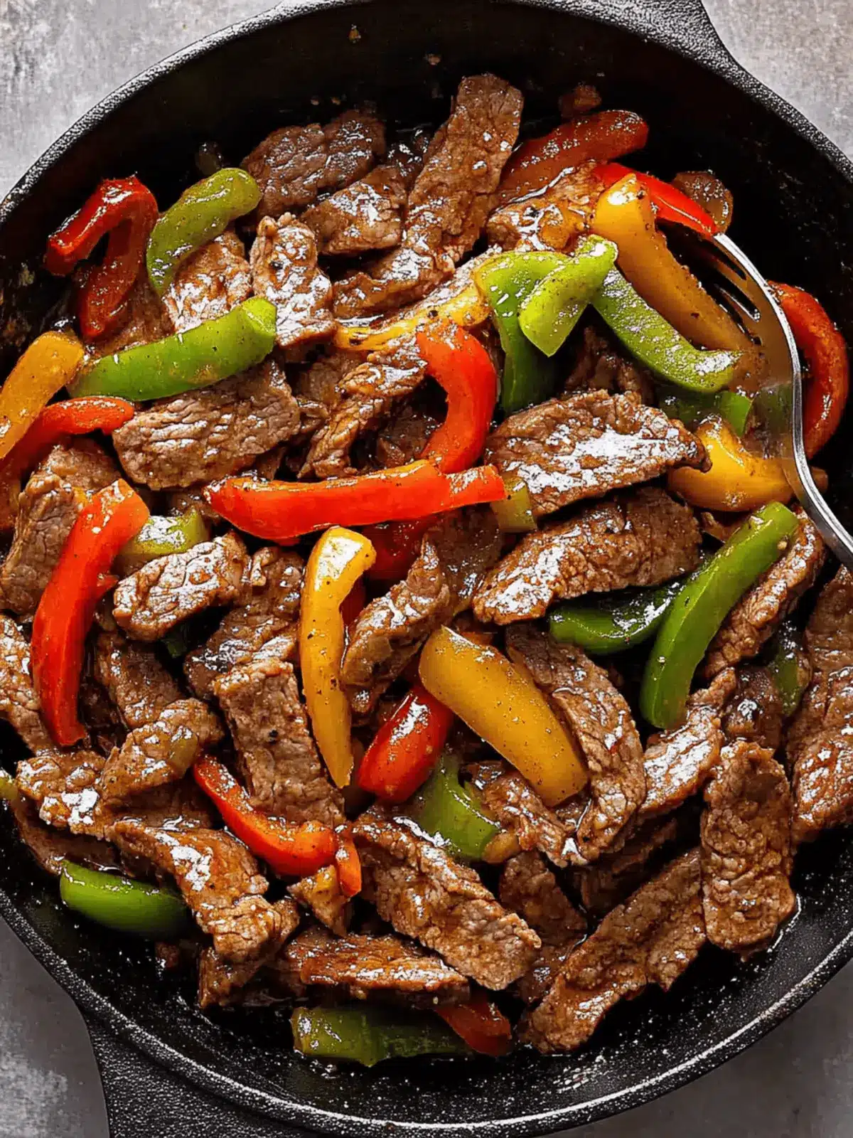 Savory Pepper Steak Stir-Fry Ready in Just 30 Minutes 3 Pepper Steak