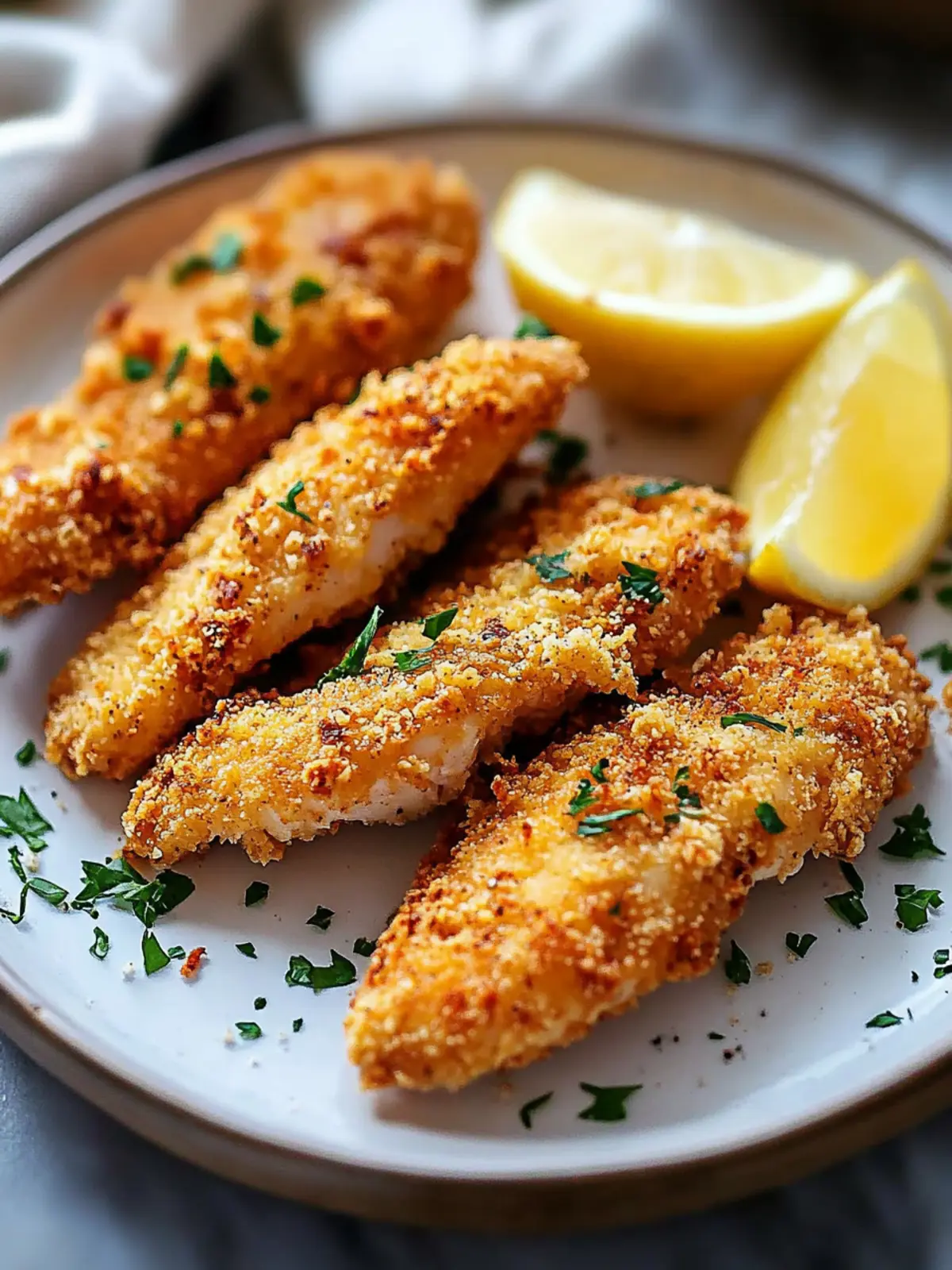 Crispy Oven Baked Chicken Tenders Your New Family Favorite 4 Crispy Oven Baked Chicken Tenders