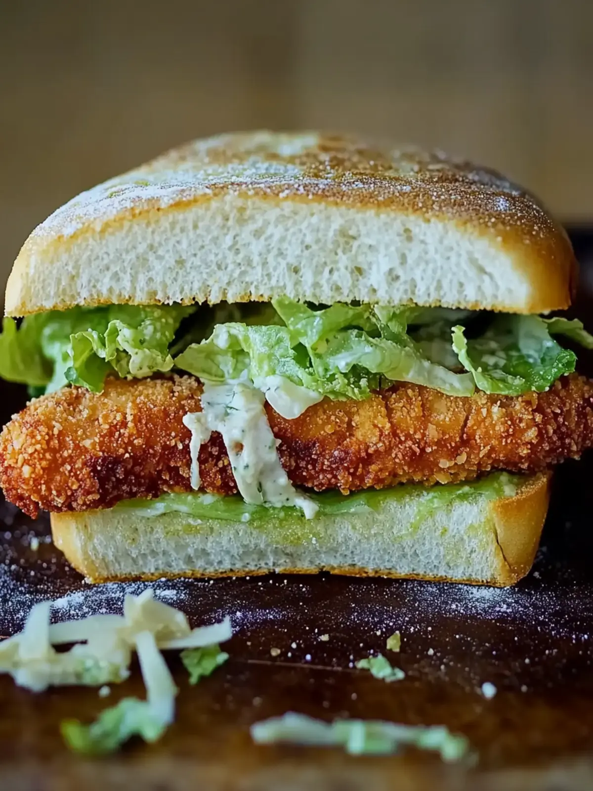 Crispy Chicken Caesar Sandwich: Your New Weeknight Winner 4 Crispy Chicken Caesar Sandwich