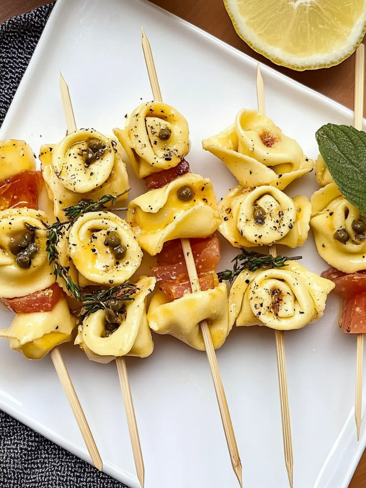 Cheesy Tortellini Skewers: Quick Bites for Any Occasion 4 Cheesy Tortellini Skewers
