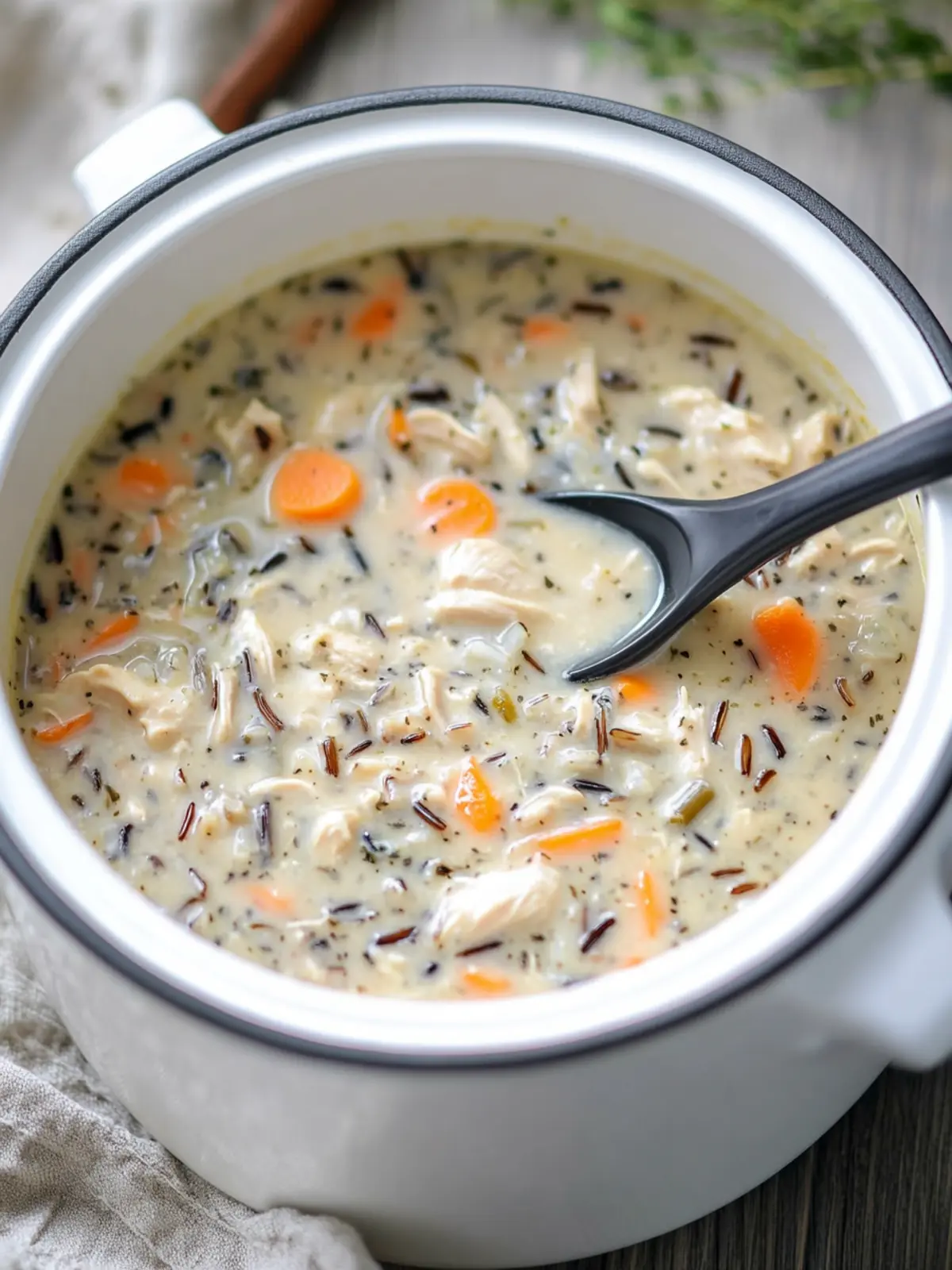 Hearty Chicken & Wild Rice Soup for Cozy Family Nights 2 Chicken & Wild Rice Soup