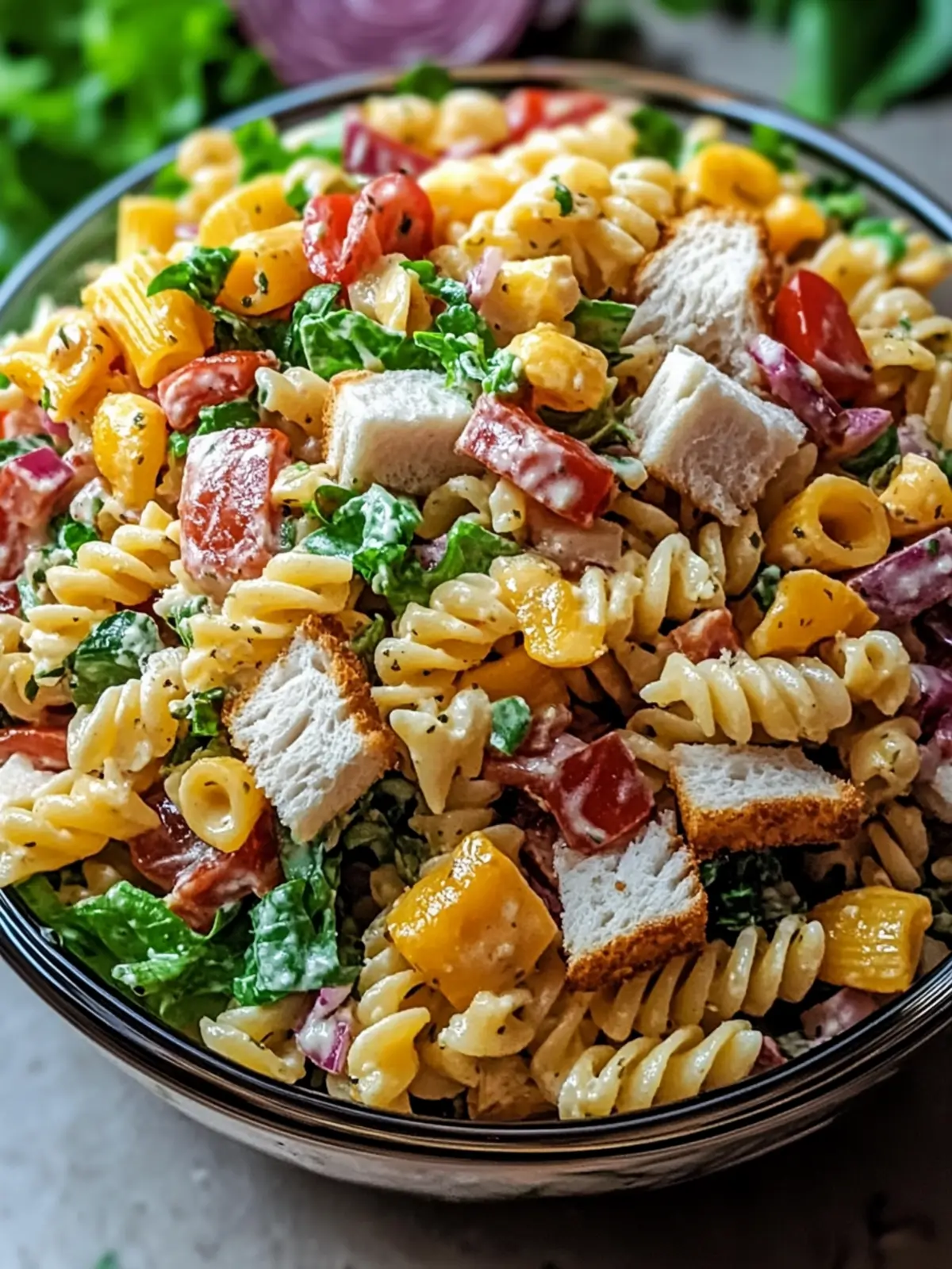 Club Sandwich Pasta Salad: Your New Favorite Meal Prep Delight 2 Club Sandwich Pasta Salad