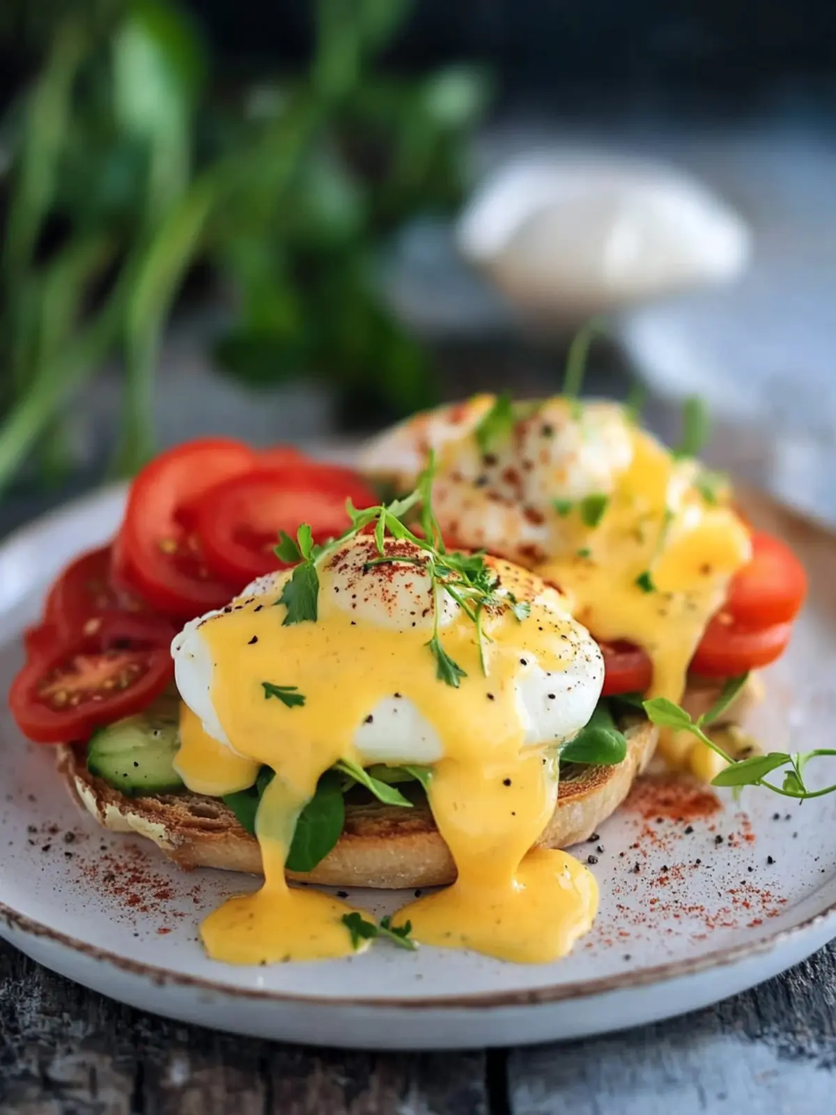 California Styled Eggs Benedict for Effortless Brunch Bliss 4 California Styled Eggs Benedict