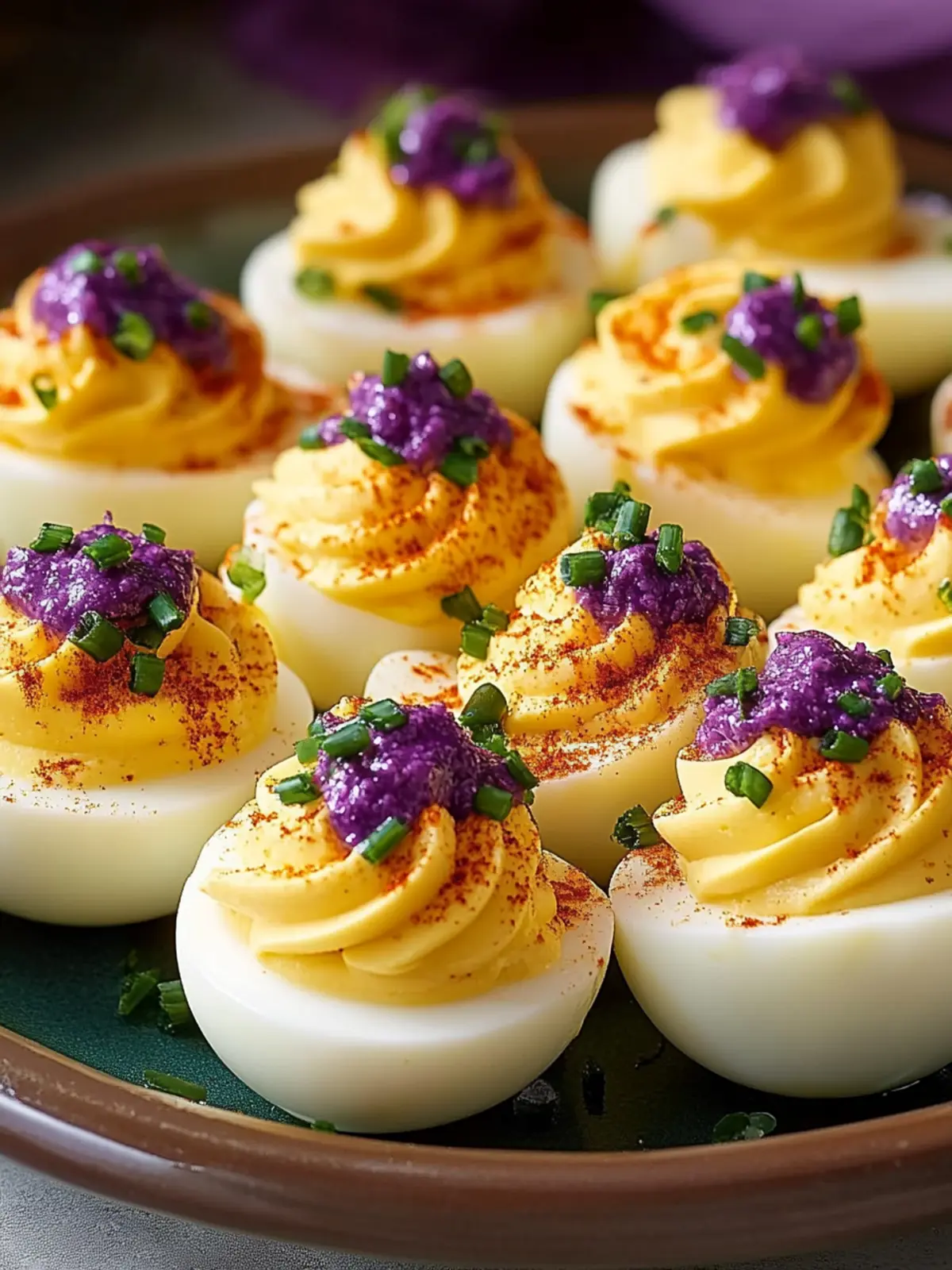 Mardi Gras Deviled Eggs: A Festive Twist on a Classic Favorite 2 Mardi Gras Deviled Eggs