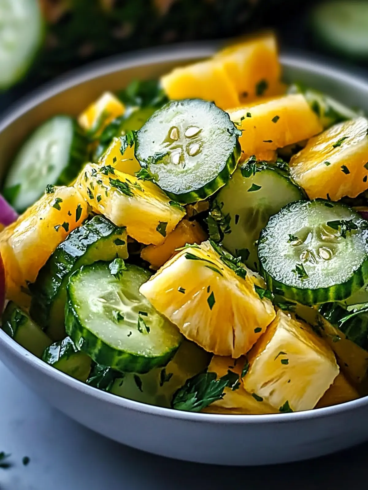 Pineapple Cucumber Salad: Your Ultimate Refreshing Treat 3 Pineapple Cucumber Salad