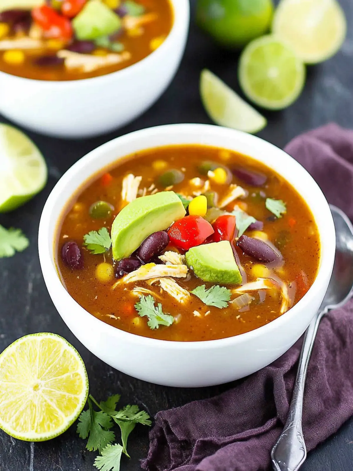 Cozy Nights with Slow Cooker Chicken Tortilla Soup Delight 2 Slow Cooker Chicken Tortilla Soup