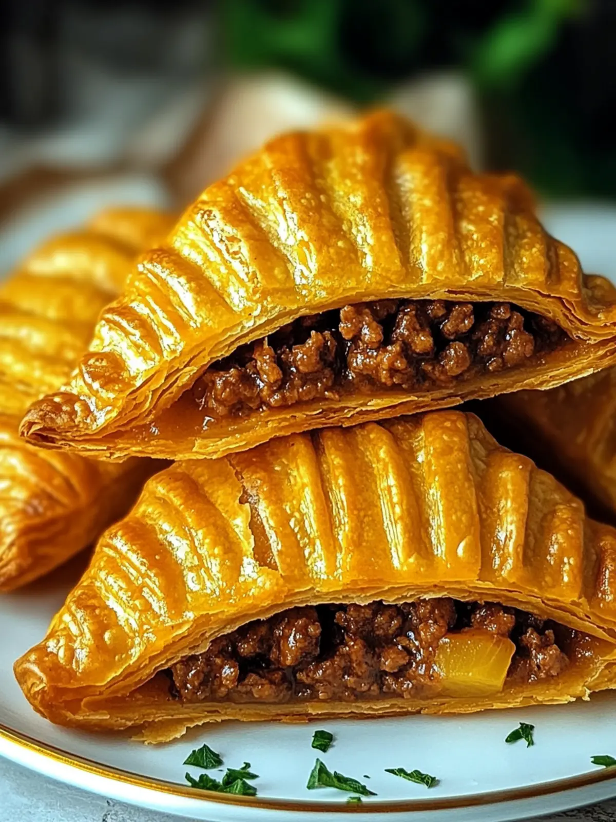 Jamaican Beef Patties Bursting with Flavor and Spice 4 Jamaican Beef Patties Bursting
