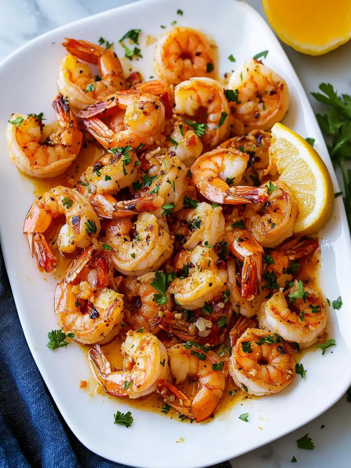 Delicious Garlic Shrimp Hawaiian Style in 20 Minutes Flat 4 Garlic Shrimp {Hawaiian Style}