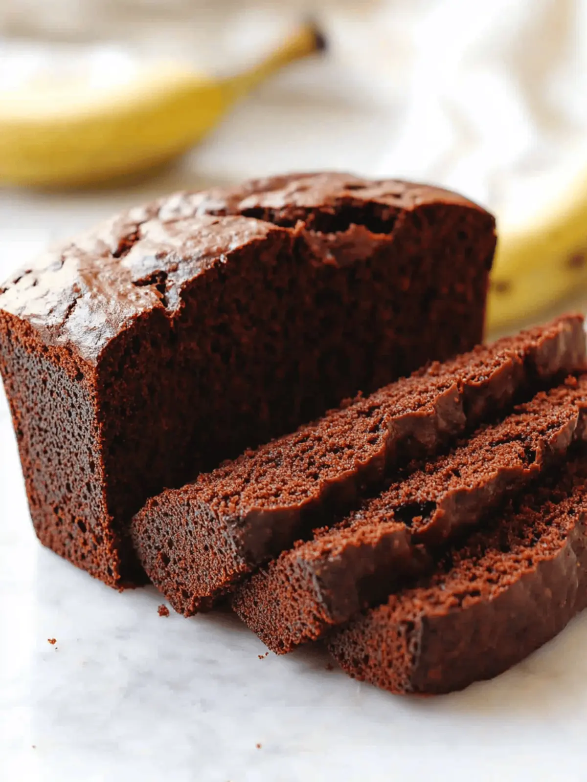 Irresistibly Moist Easy Chocolate Banana Bread Recipe 3 Easy Chocolate Banana Bread