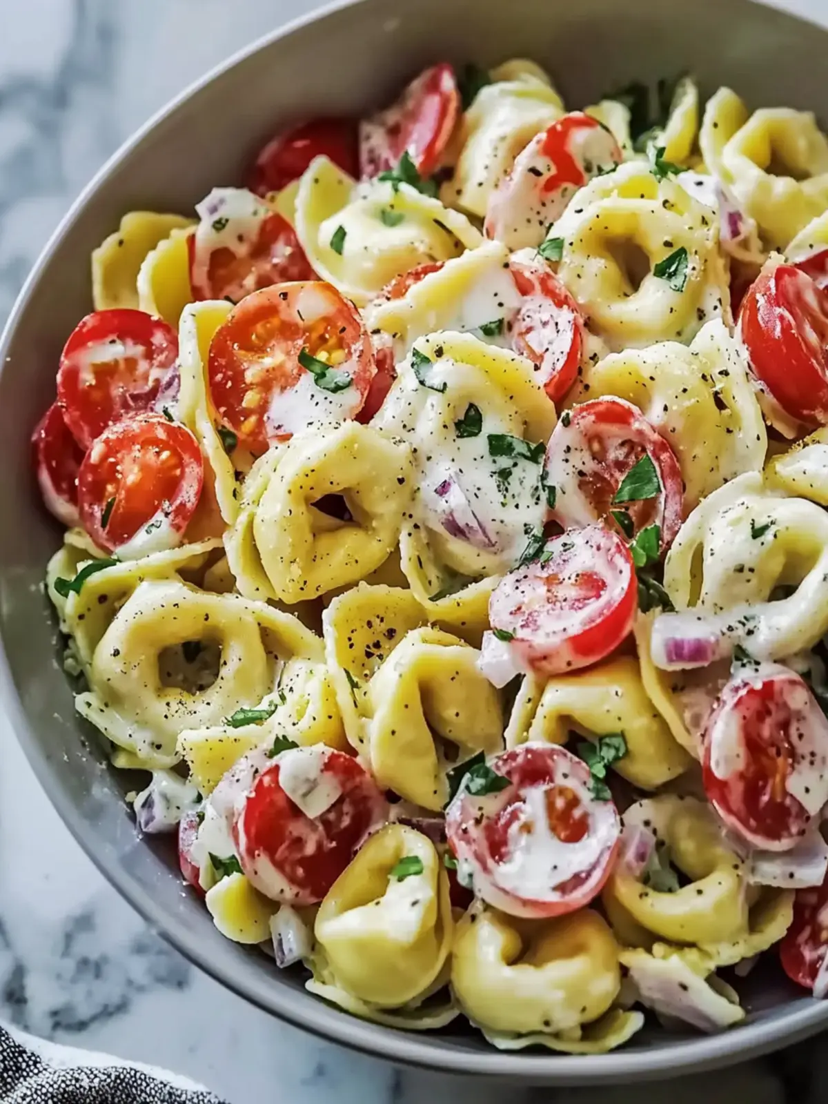 Grinder Tortellini Salad: A Bold twist on Italian Classics 4 Grinder Tortellini Salad