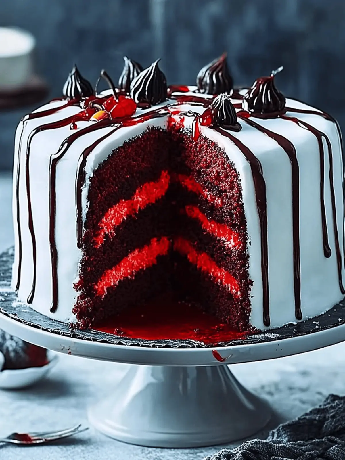 Halloween Slash Cake - A Spooktacular Treat for the Family 2 Halloween slash cake