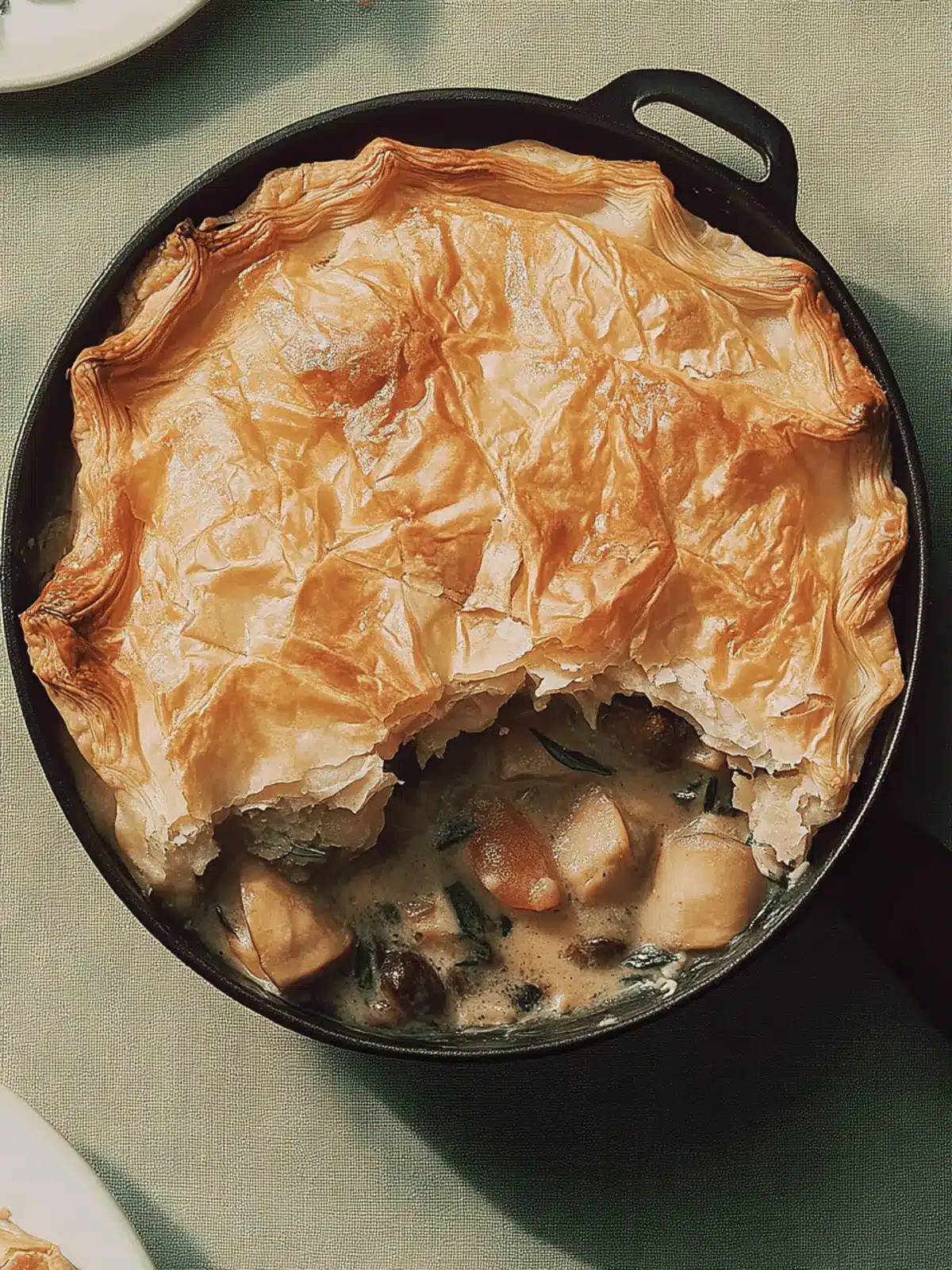 Delectable Ruffled Mushroom Pot Pie for Ultimate Comfort 2 Ruffled Mushroom Pot Pie