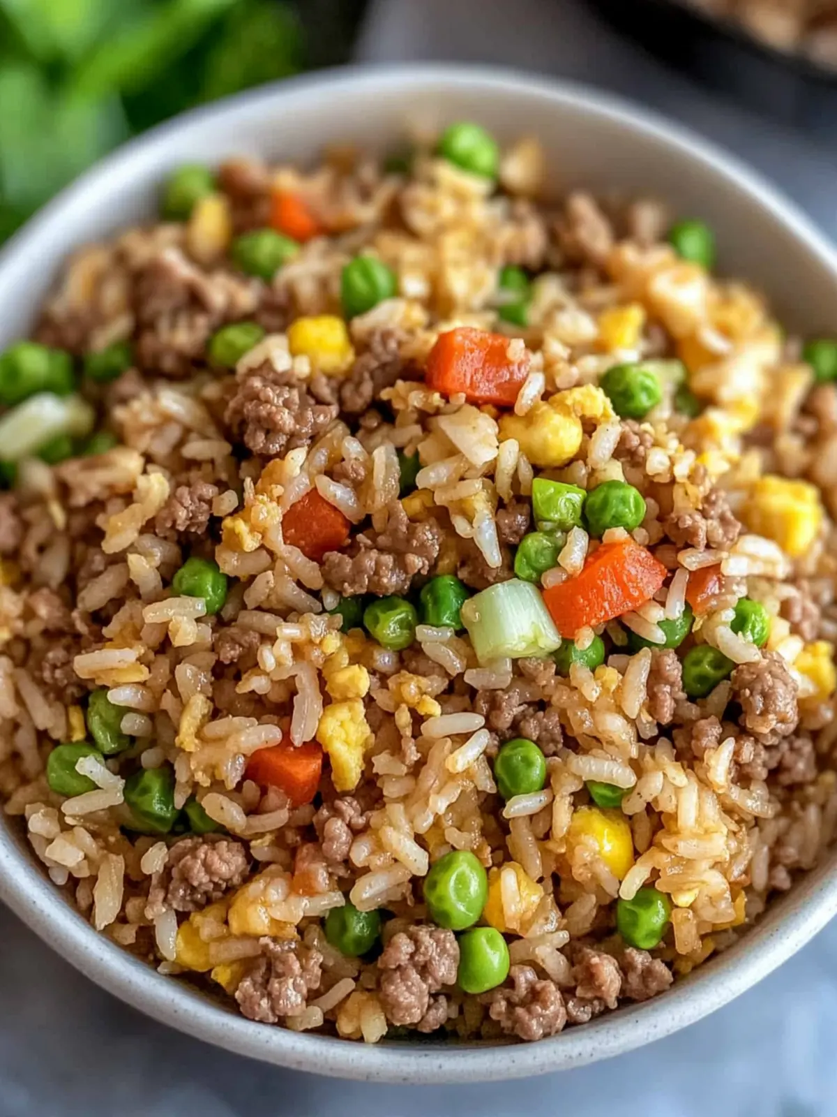 Ground Beef Fried Rice: Quick, Easy Comfort Food Delight 3 Ground Beef Fried Rice