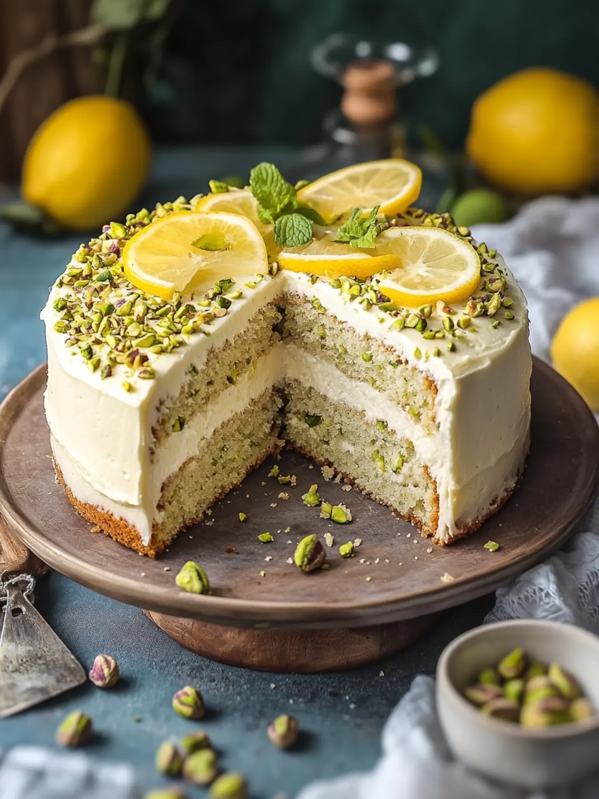 Lemon Pistachio Cake that Will Brighten Your Spring Gatherings 4 Lemon Pistachio Cake