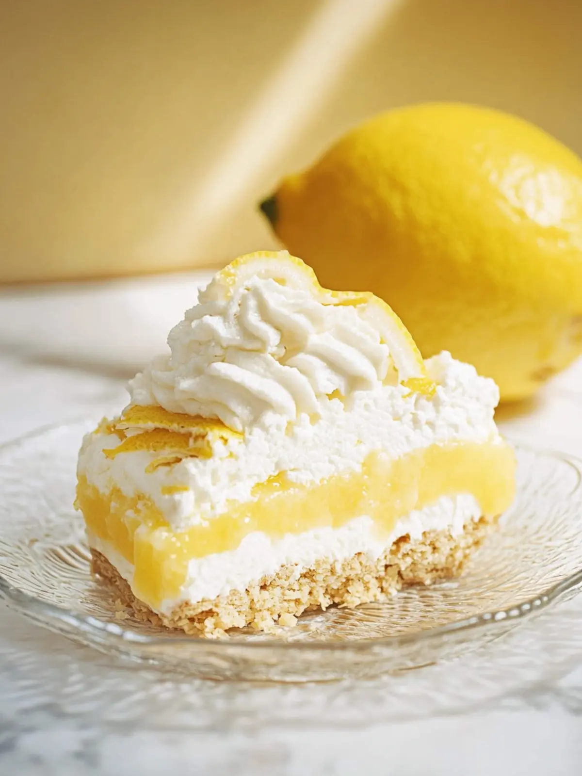 Lemon Delight: The Ultimate No-Bake Summer Treat You Need! 4 Lemon Delight