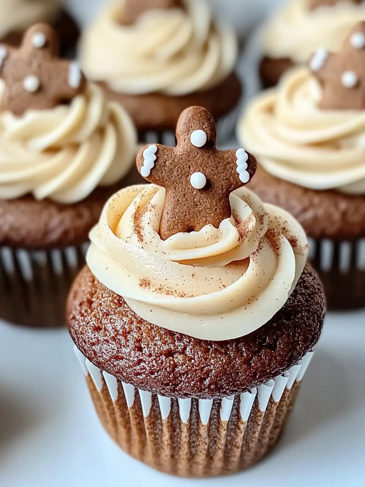 Irresistibly Moist Gingerbread Cupcakes for Cozy Holidays 3 Gingerbread Cupcakes
