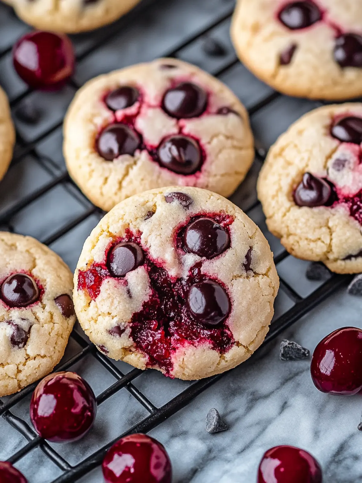 Maraschino Cherry Chocolate Chip Cookies for Sweet Nostalgia 3 Maraschino Cherry Chocolate Chip Cookies