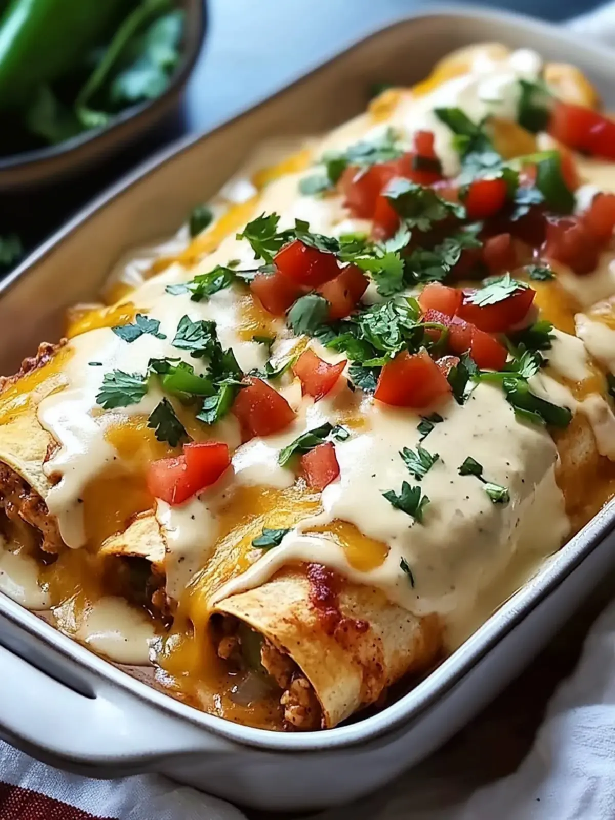 Irresistible Jalapeño Popper Cheesy Chicken Enchiladas Recipe 3 Jalapeño Popper Cheesy Chicken Enchiladas