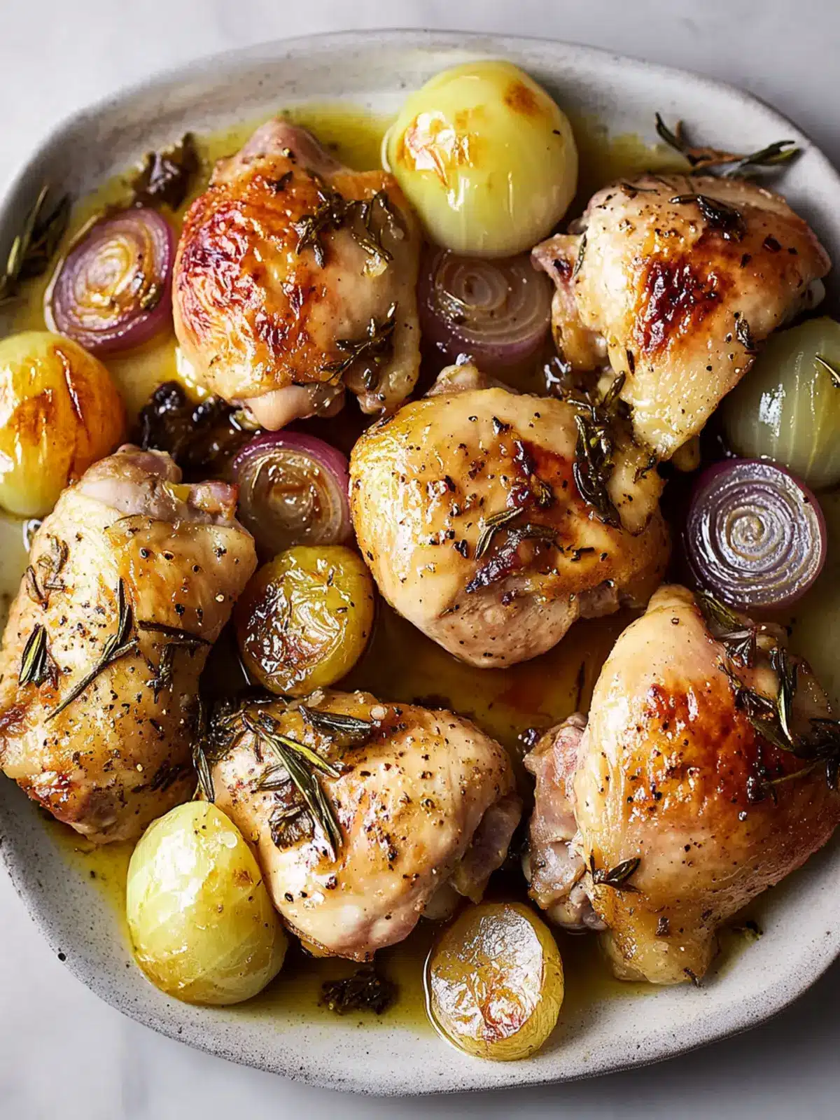 Olive OilConfit Chicken with Cipolline Onions Made Easy 2 Olive OilConfit Chicken With Cipolline Onions