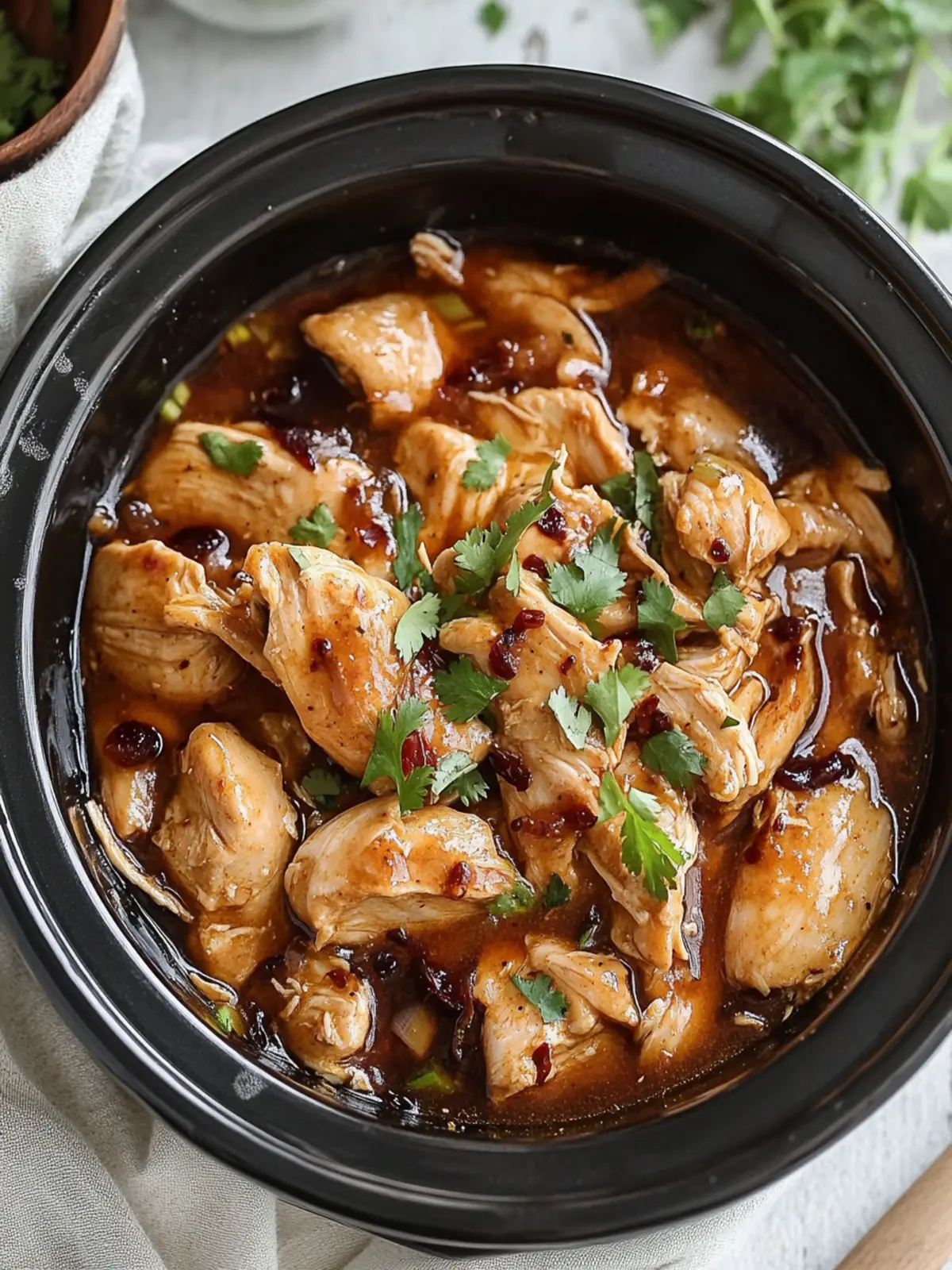 Crock Pot Bourbon Chicken: Sweet Comfort for Busy Families 3 Crock Pot Bourbon Chicken