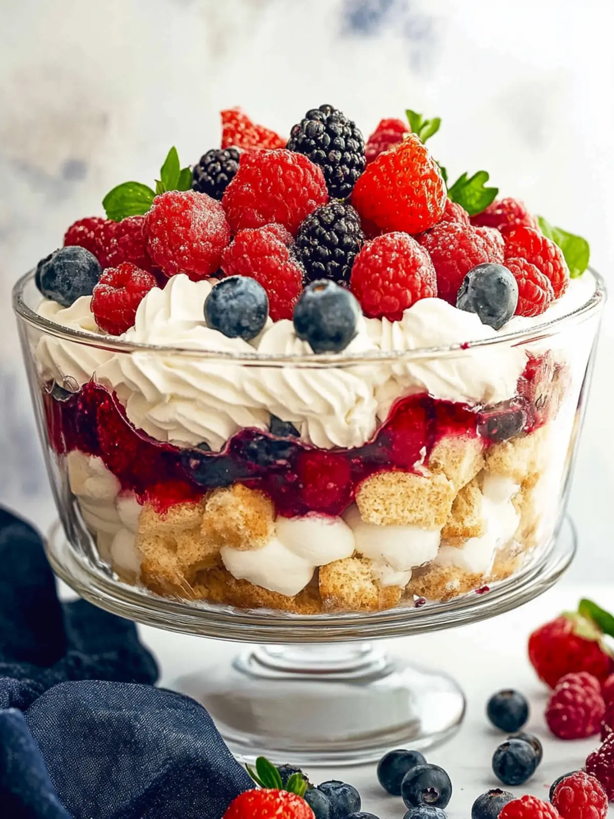 Angel Food Berry Trifle: The Ultimate No-Bake Delight 2 Angel Food Berry Trifle