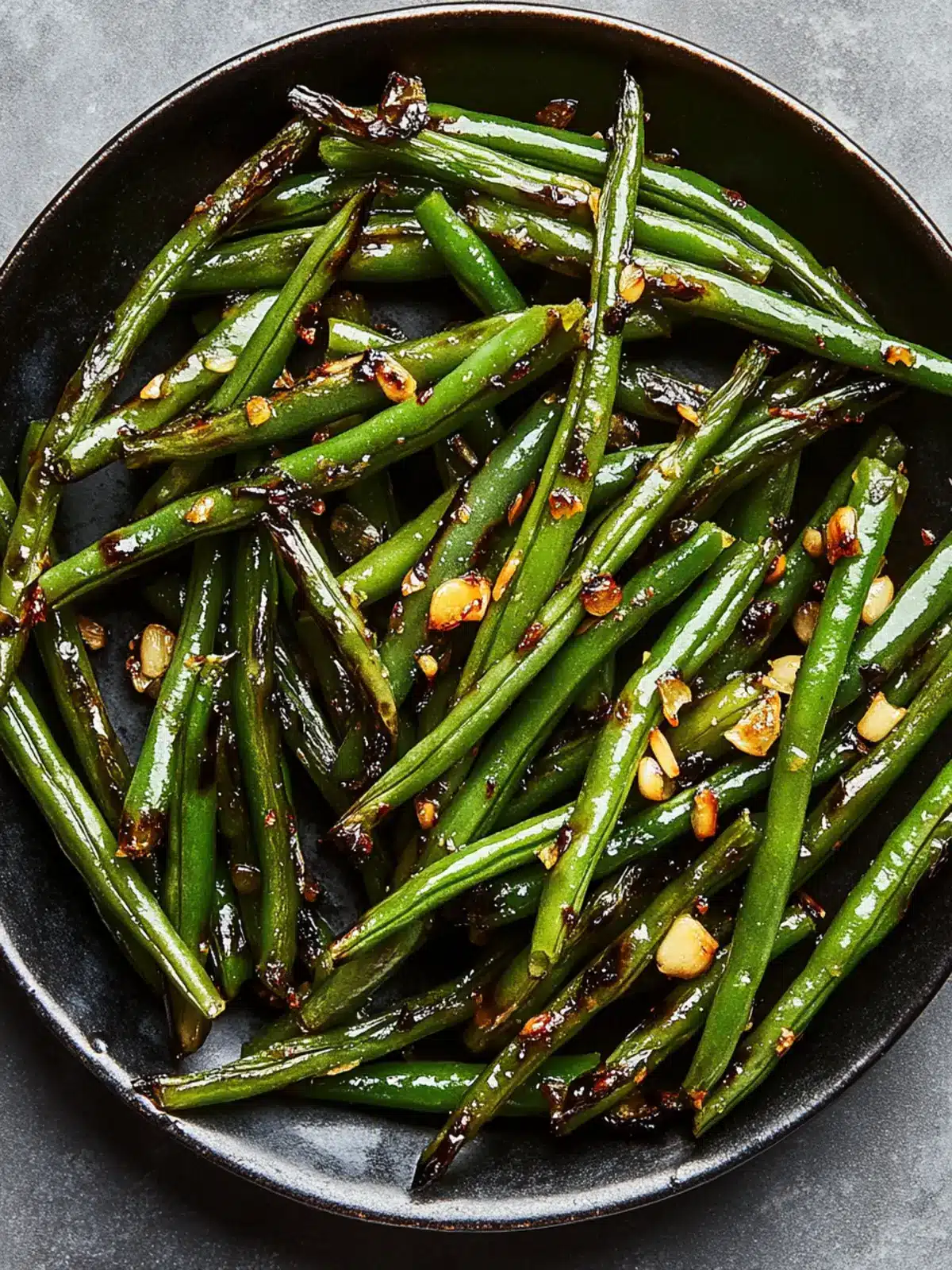 Blistered Green Beans With Garlic for a Savory Side Treat 2 Blistered Green Beans With Garlic