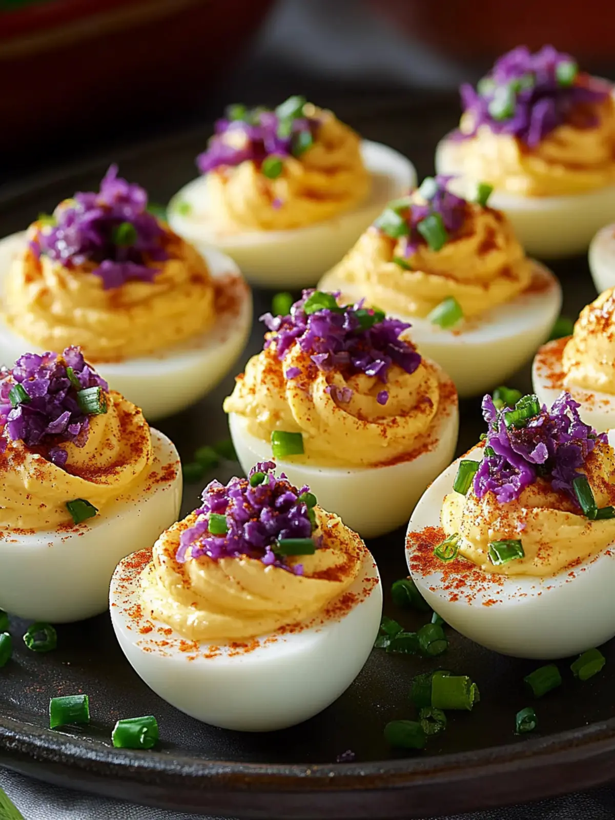 Mardi Gras Deviled Eggs: A Festive Twist on a Classic Favorite 3 Mardi Gras Deviled Eggs