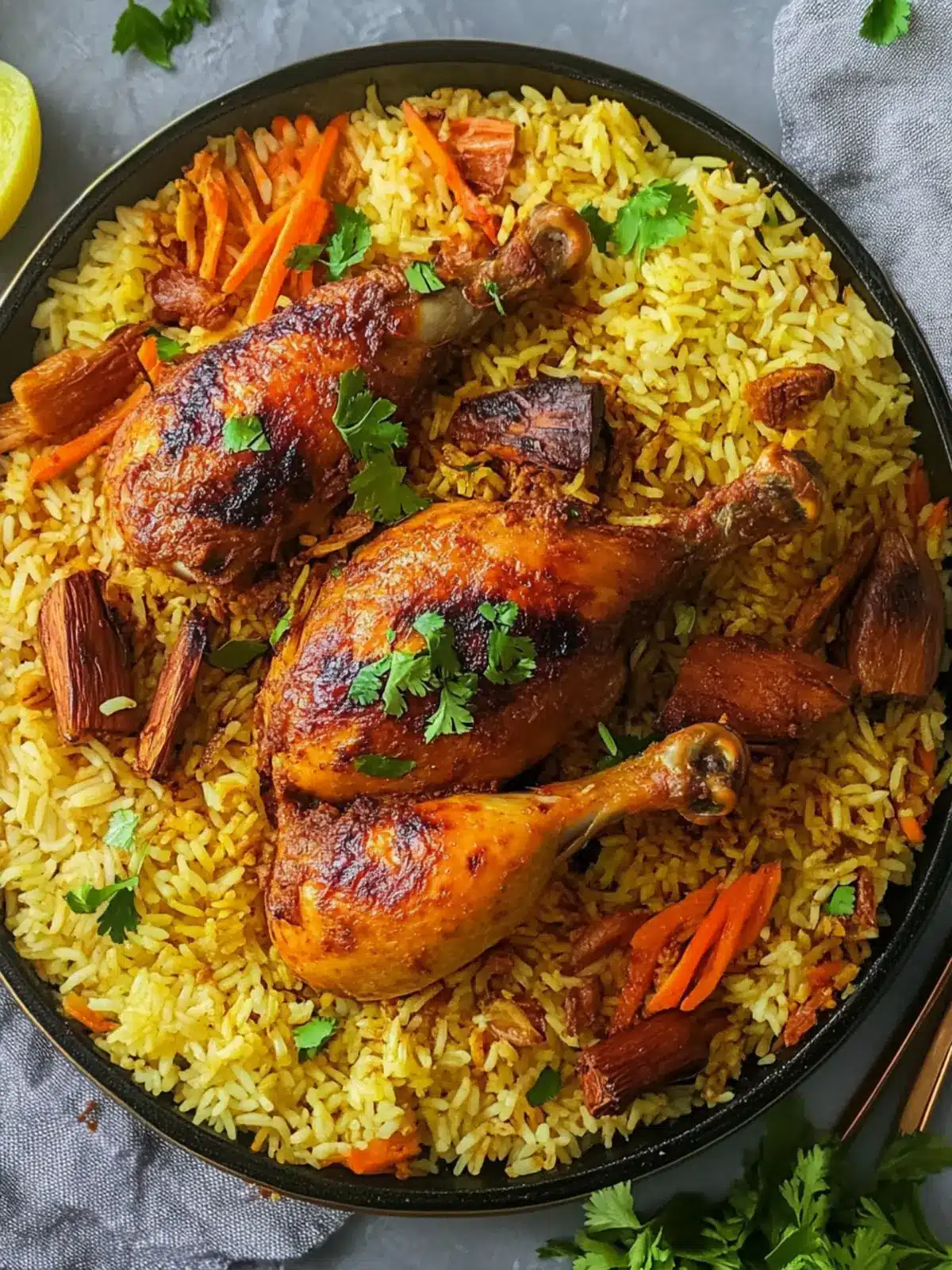 Bukhari Rice and Chicken: A Cozy Middle Eastern Delight 4 Bukhari Rice and Chicken