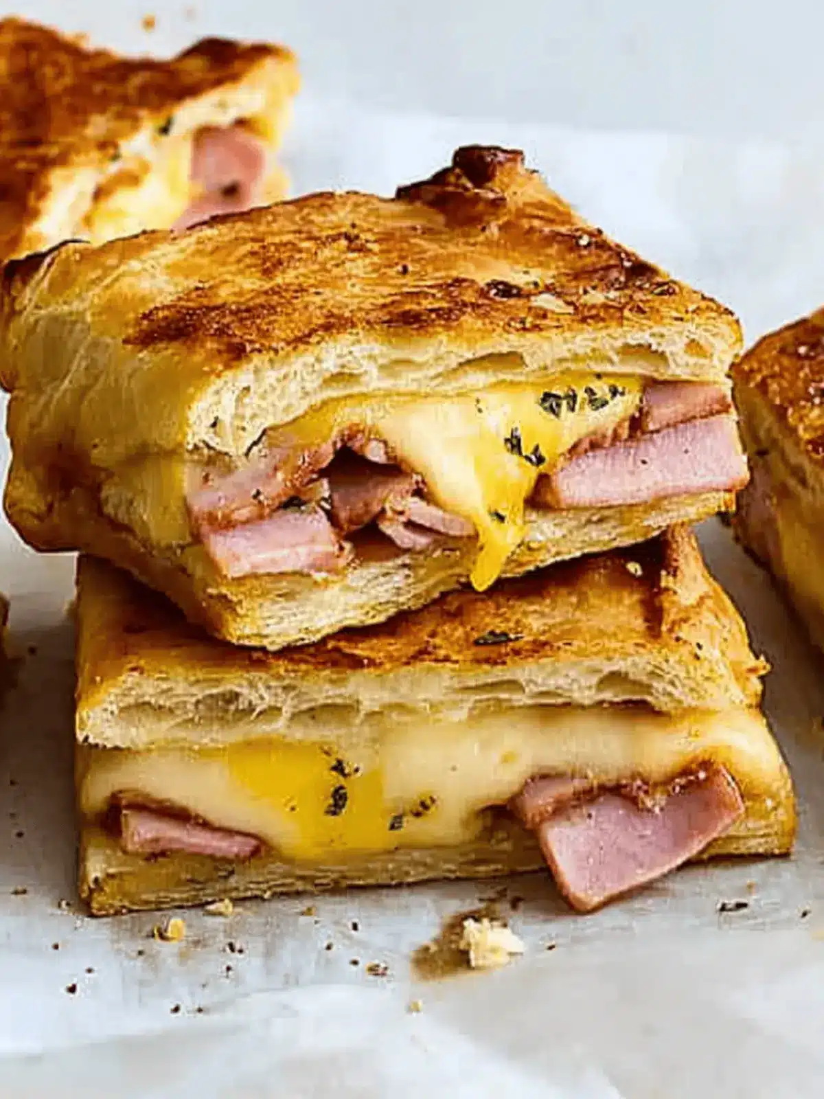 Ham and Cheese Crescent Squares for Quick, Delicious Snacking 2 Ham and Cheese Crescent Squares